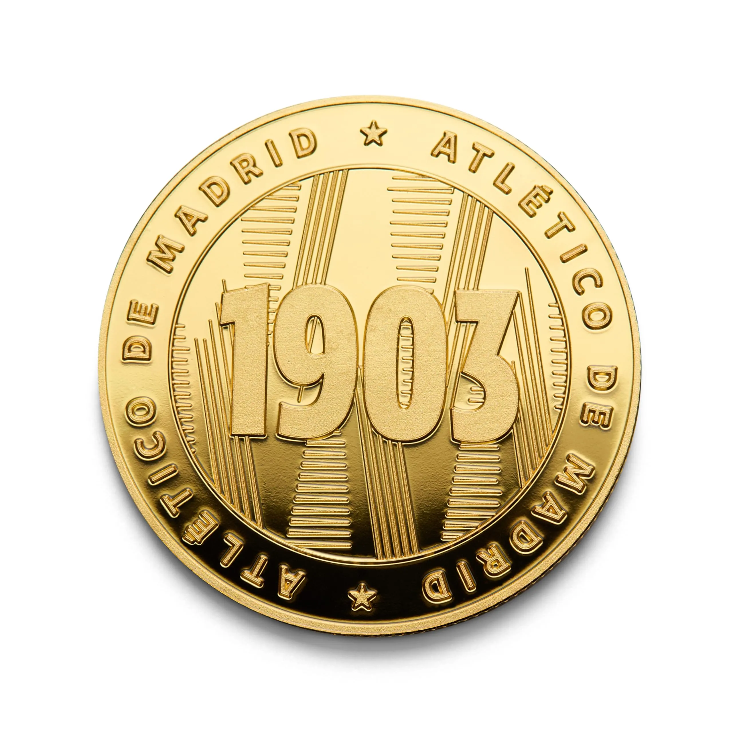 MOCIWORLD Atlético de Madrid Collector's Gold Edizione Speciale con Stemma e Anno di Fondazione - immagine 2