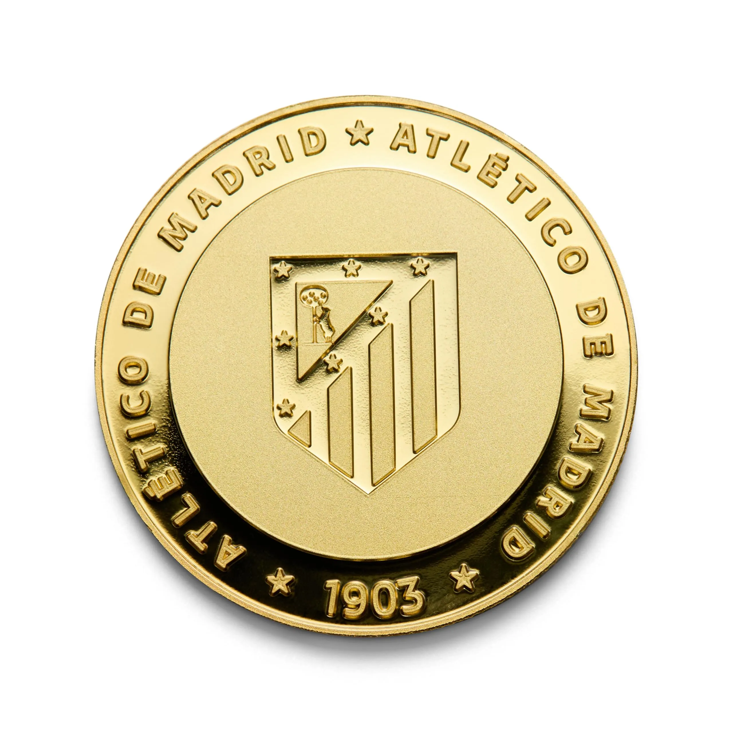 MOCIWORLD Atlético de Madrid Collector's Gold Edizione Speciale con Stemma e Anno di Fondazione - immagine 3
