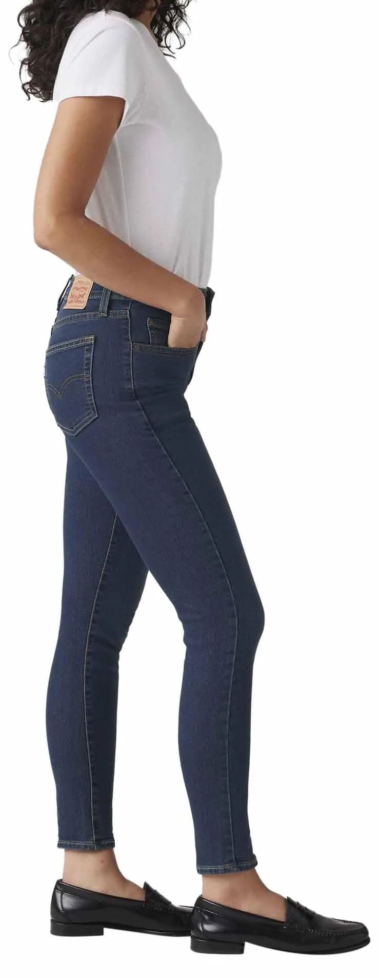 Levi's 721 High Rise Skinny Jeans - Eternal Indigo Drk - immagine 2