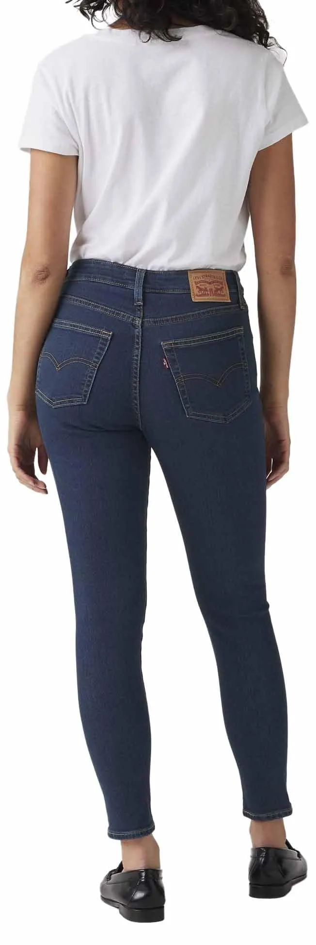Levi's 721 High Rise Skinny Jeans - Eternal Indigo Drk - immagine 4