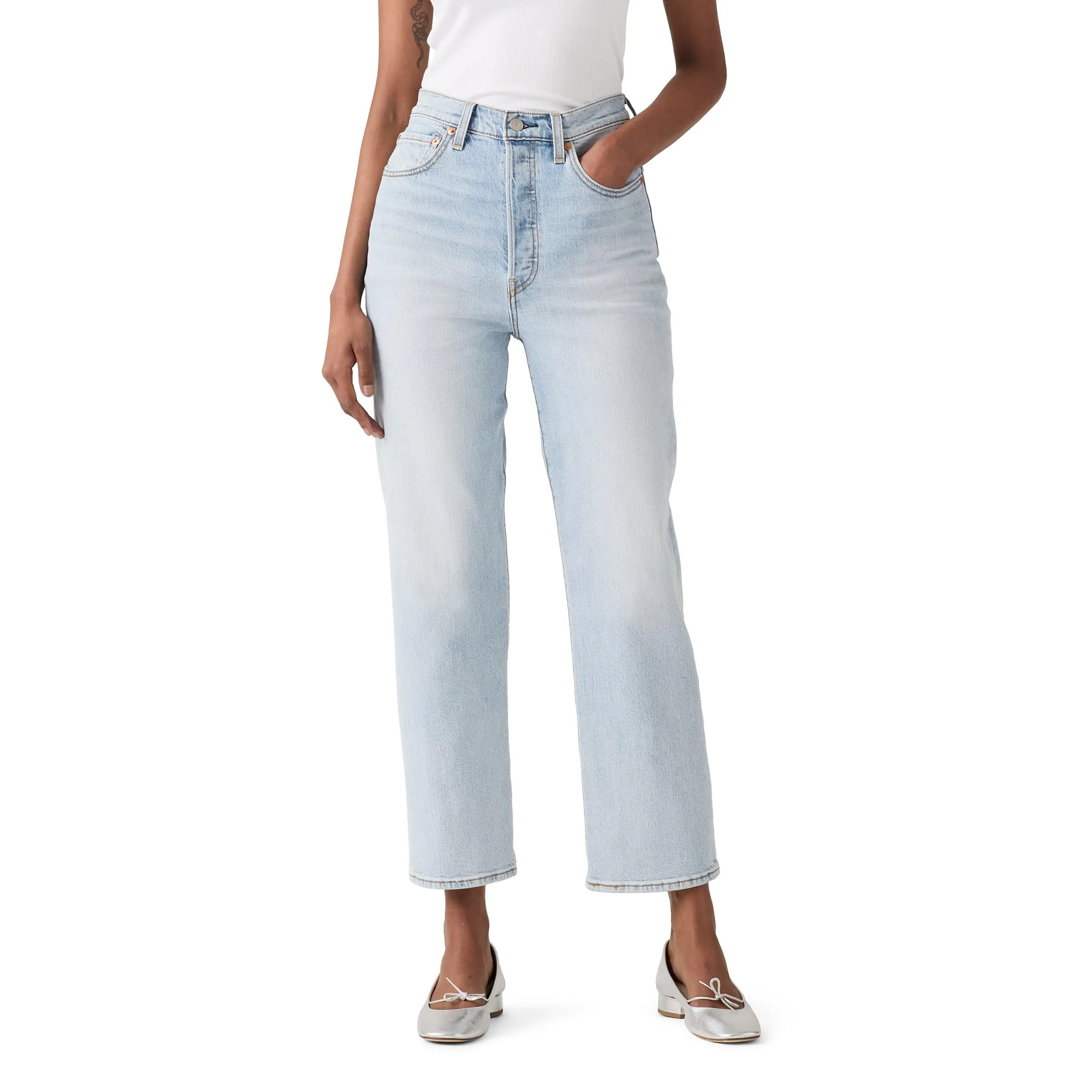 Levi's Ribcage Straight Ankle Jeans Filtro Her Ltw - immagine 1