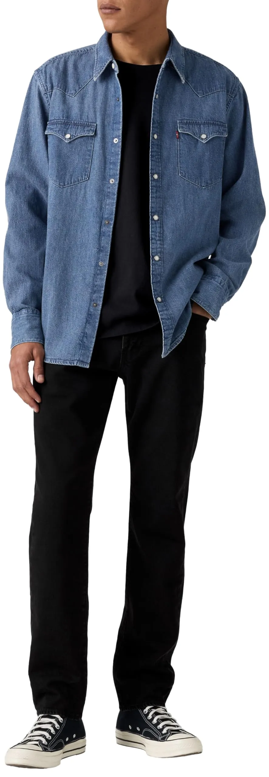 Levi's 502 Taper As Night Falls 34W / 30L - immagine 1