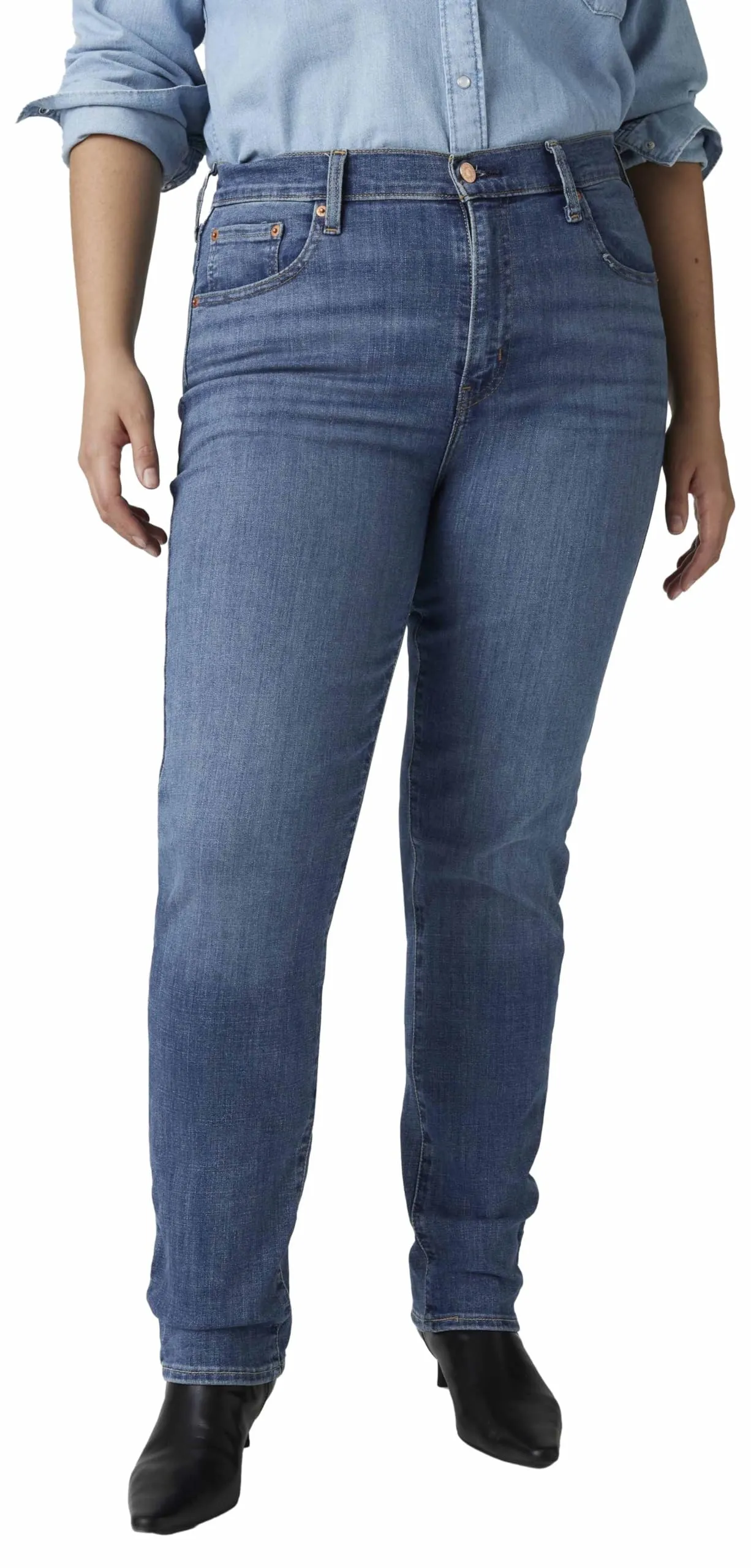 Levi's 724 High Rise Straight Jeans - Way Back - immagine 8