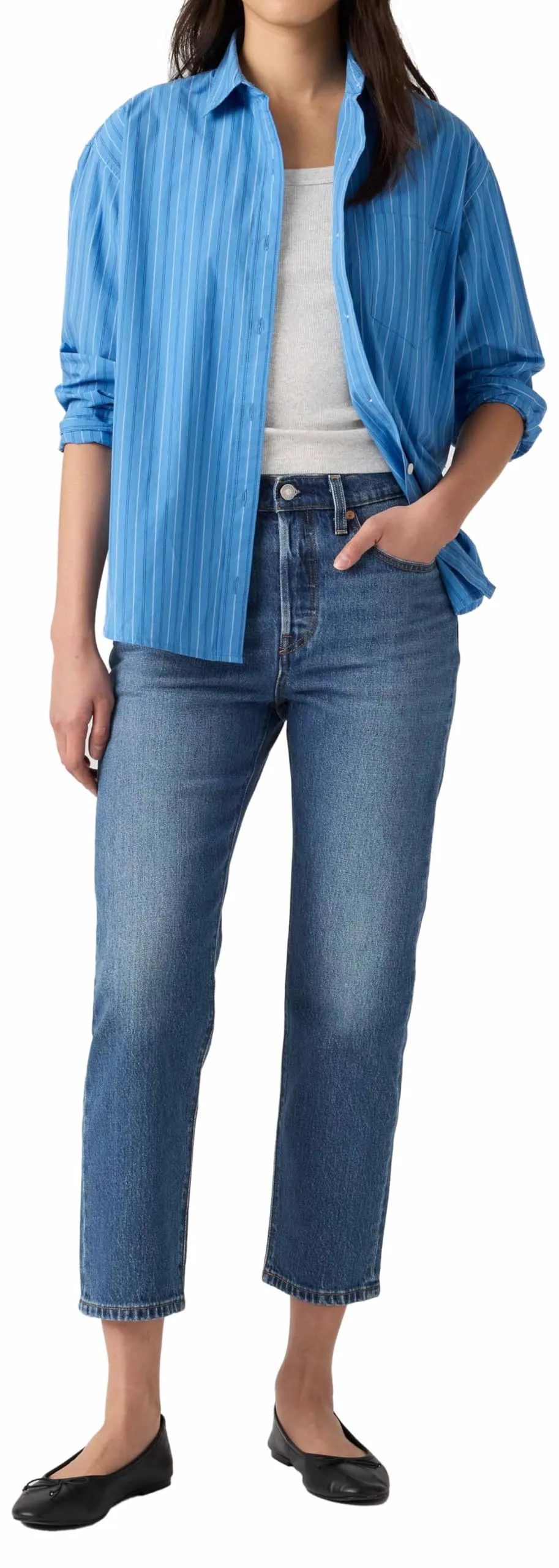 Levi's 501 Crop Array Away 28W x 30L - immagine 1