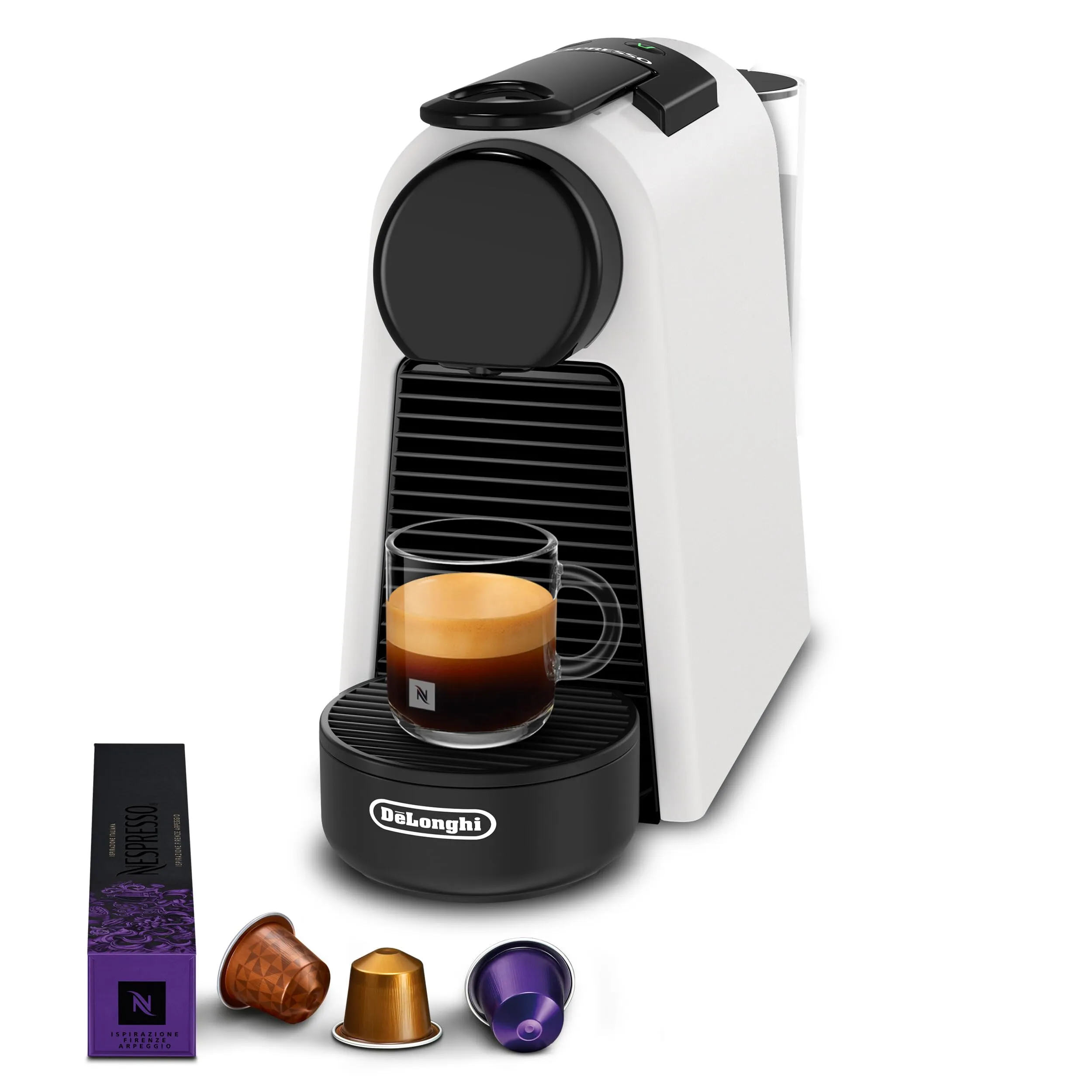 De'Longhi Nespresso Essenza Mini Macchina da Caffè a Capsule, 19 Bar, Bianco Opaco (EN85.WMT) - immagine 1