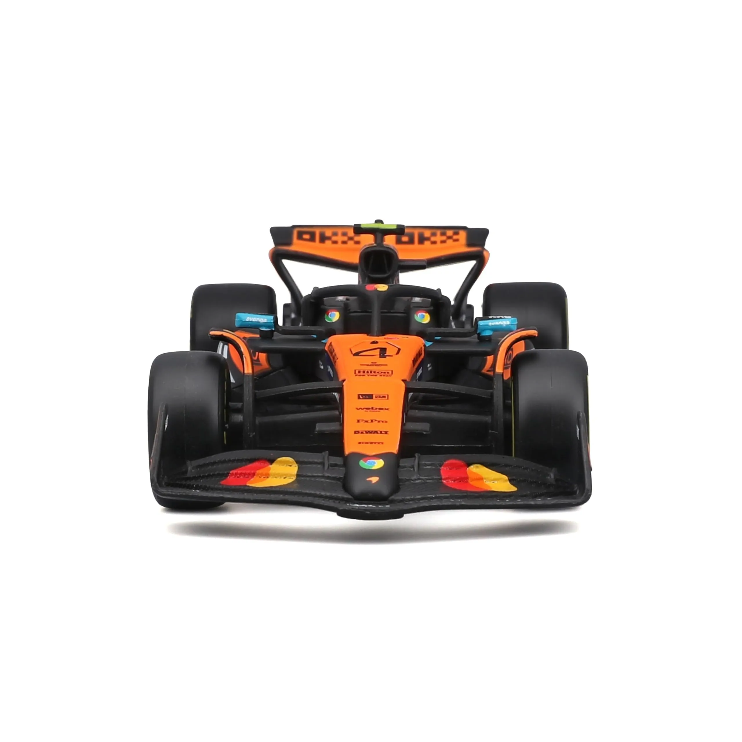 Bburago McLaren F1 MCL39 2025 #4 Norris, 1:43 Scale Diecast Replica, Papaya/Black Livery - immagine 4