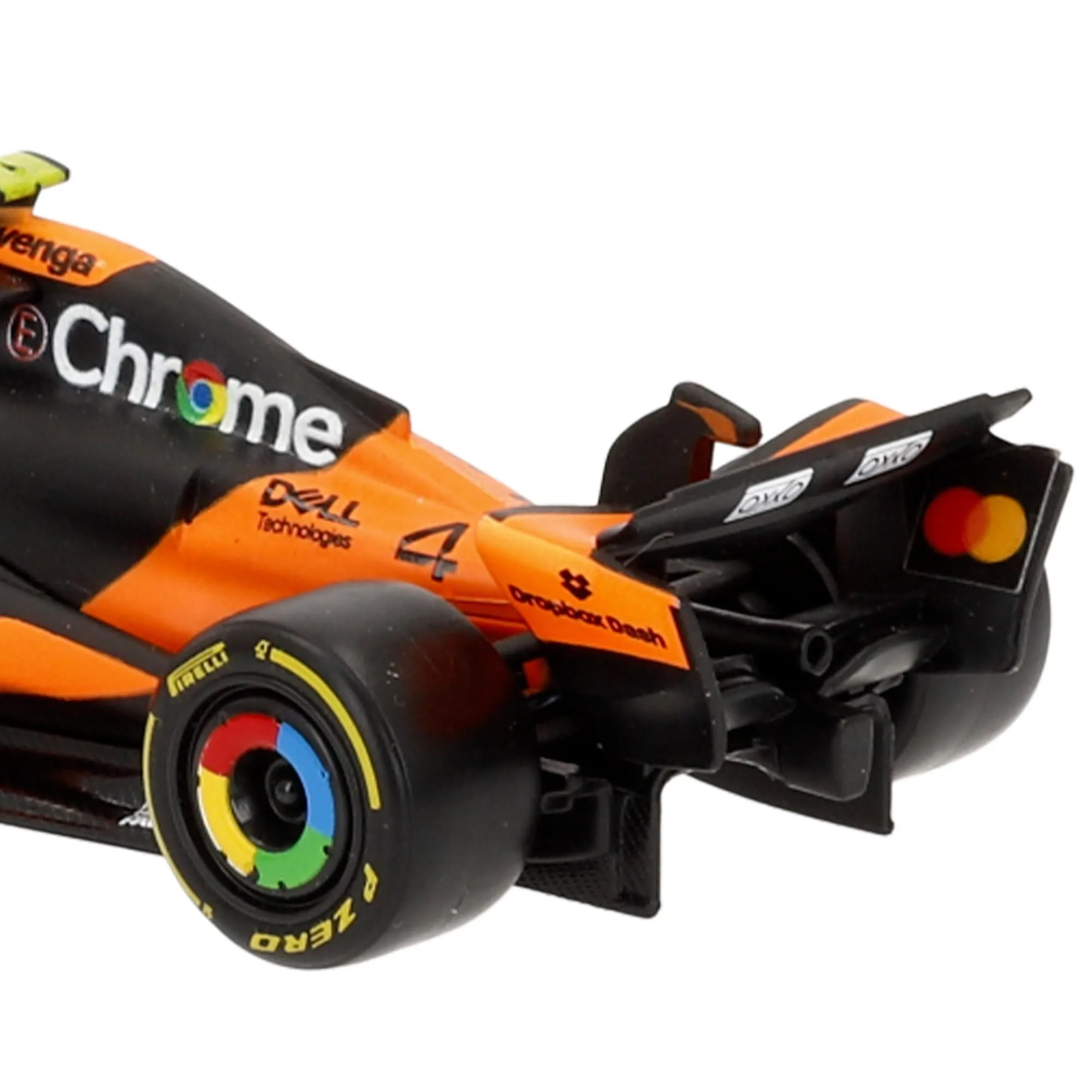 Bburago McLaren F1 MCL39 2025 #4 Norris, 1:43 Scale Diecast Replica, Papaya/Black Livery - immagine 8