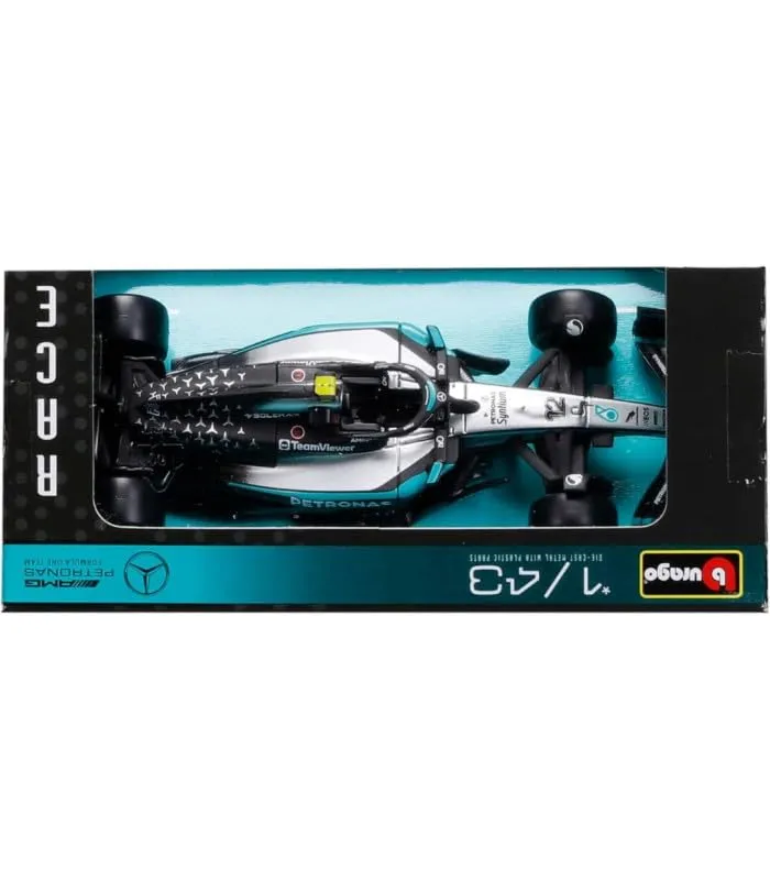 Bburago F1 Mercedes-AMG W16 2025 #12 Antonelli 1:43 Diecast Model - immagine 3
