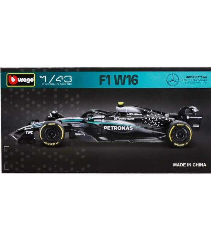 Bburago F1 Mercedes-AMG W16 2025 #12 Antonelli 1:43 Diecast Model - immagine 4