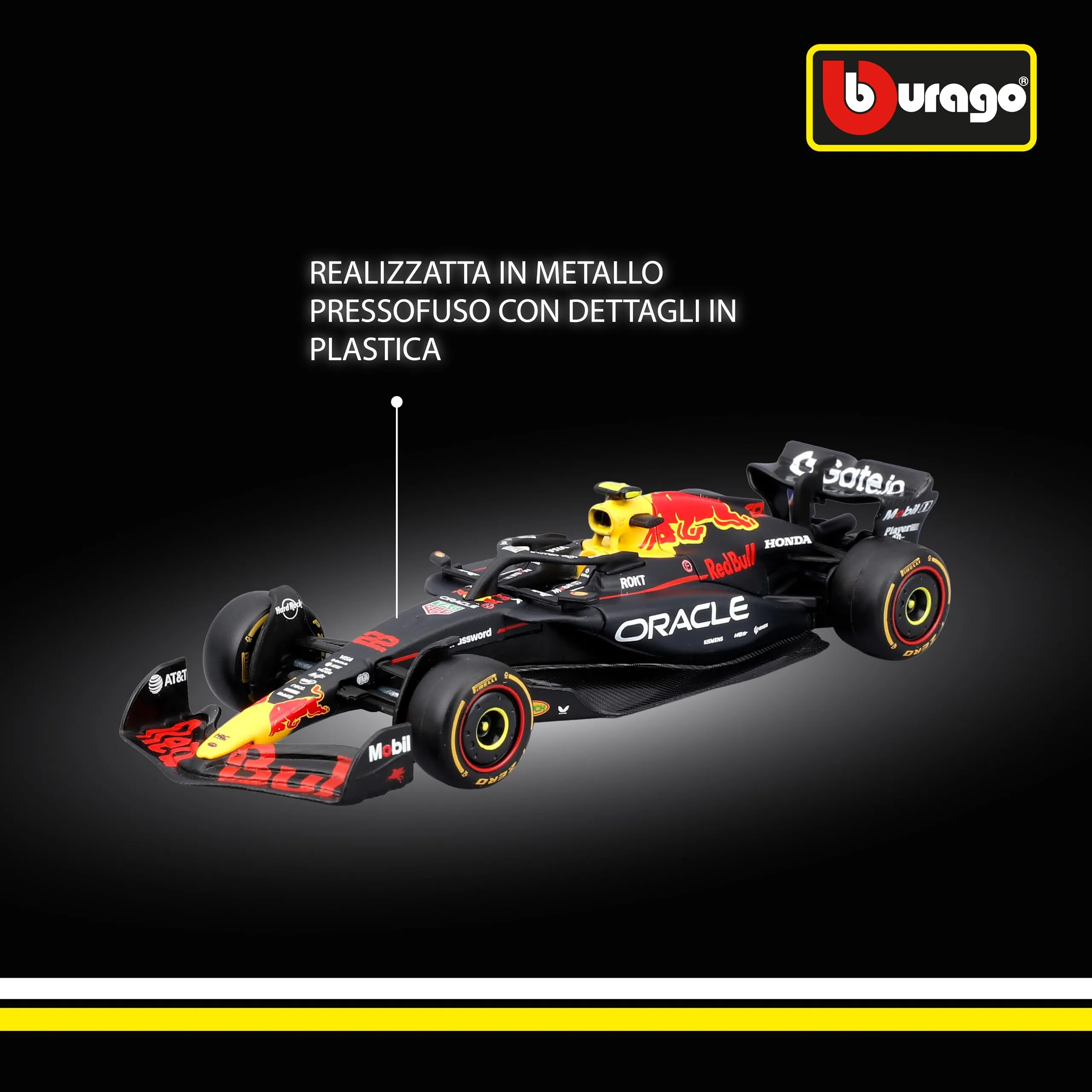 Bburago F1 Red Bull Racing RB21 2025 #22 Tsunoda 1:43 Diecast Model - immagine 4