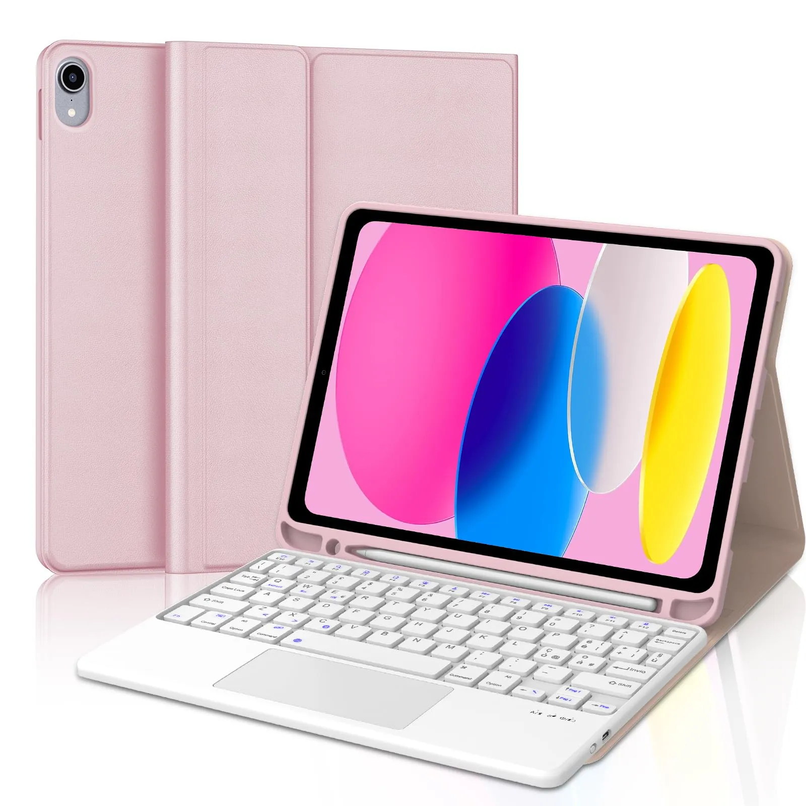 IVEOPPE Tastiera per iPad 11 Generazione 11" (2025) e 10 Generazione 10.9" (2022) Modello A16 - immagine 1