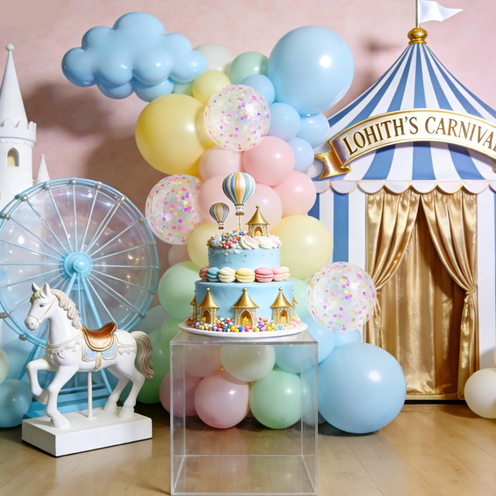 fairymaiden Pacchetto di 60 Palloncini Macaron e Confetti, 12 Pollici - immagine 7