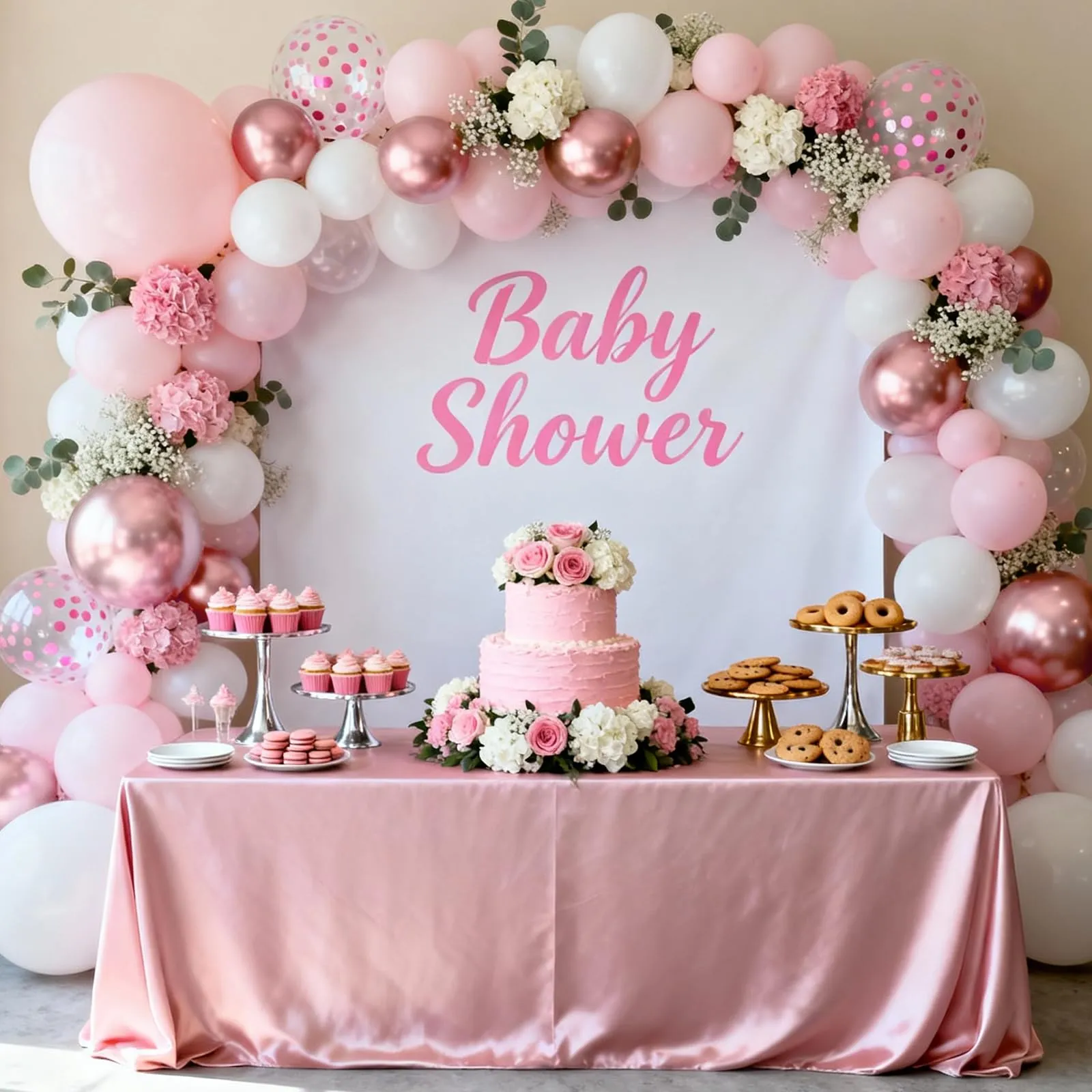 Fairymaiden Palloncini Rosa e Bianchi, 60 Pezzi, 12 Pollici - immagine 5