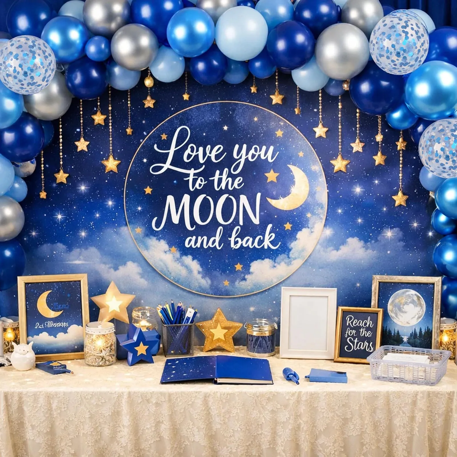 Fairymaiden Palloncini Blu e Argento, 60 Pezzi, 12 Pollici - immagine 6