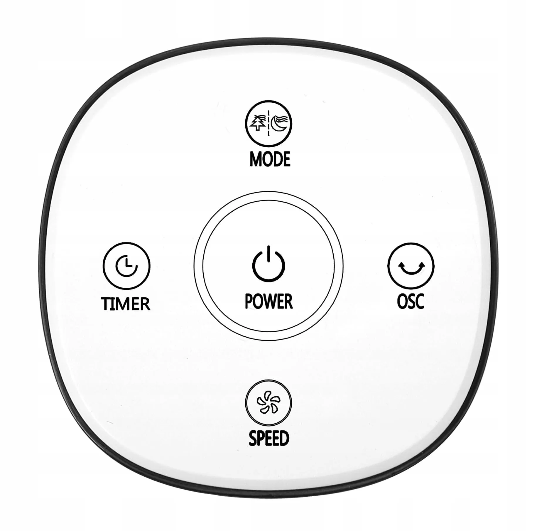 Techly 621659 Ventilatore a Torre da Pavimento 36", 3 Velocità, Telecomando, Oscillazione 75°, Timer, Bianco - immagine 7
