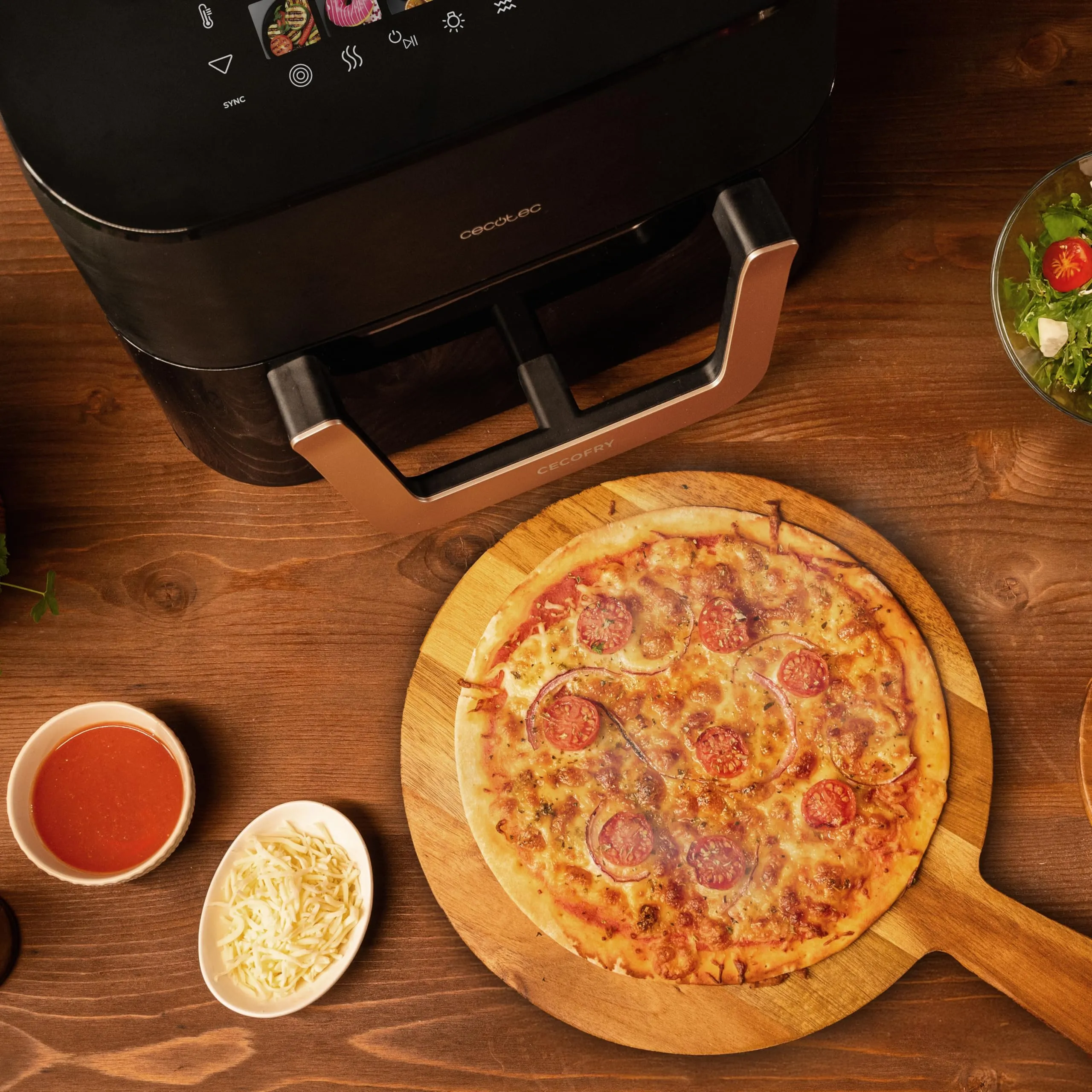 Cecotec Cecofry&Grill Smokin' 11000 Plus Friggitrice ad Aria con Grill e Affumicatore, 11L, 2900 W - immagine 7