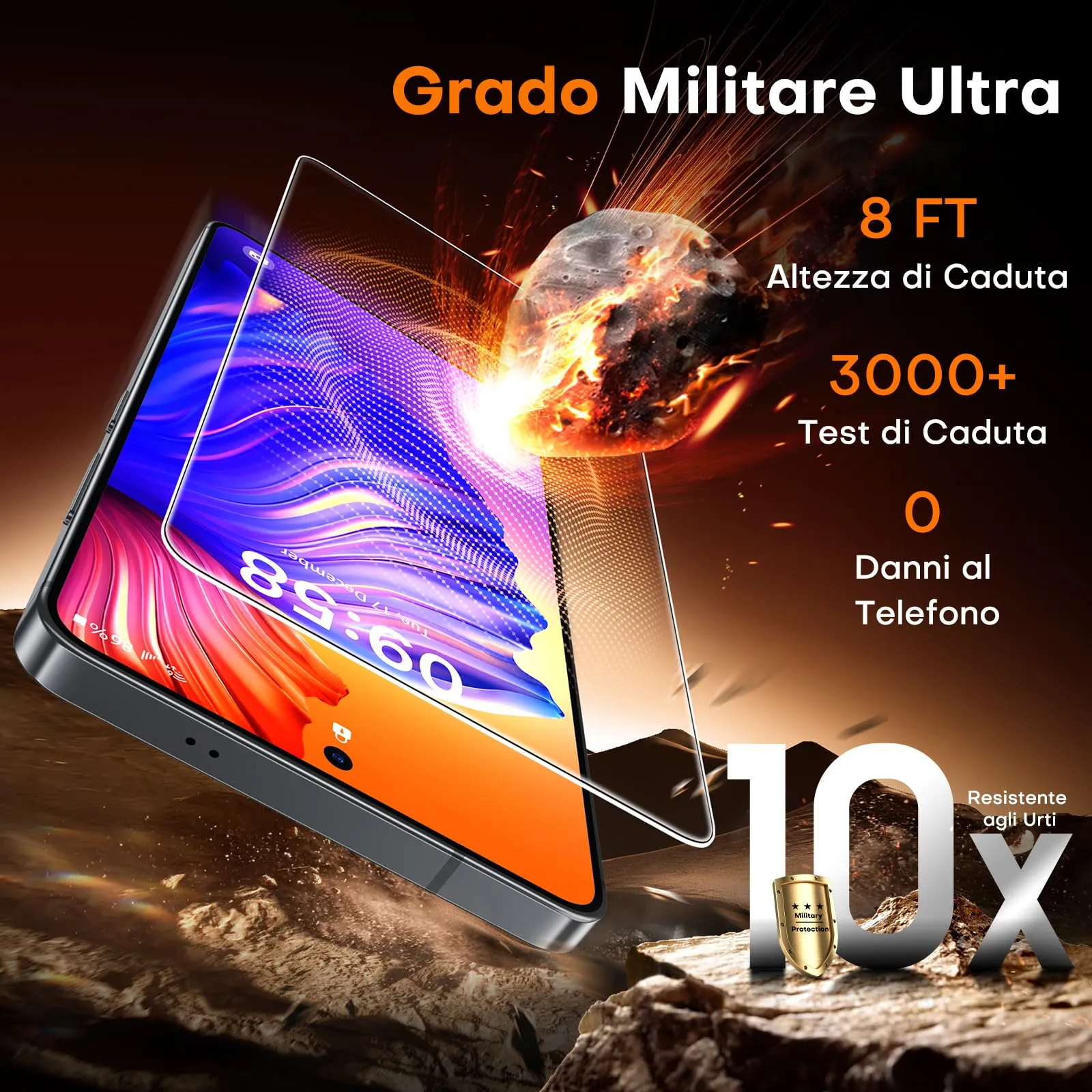 TOCOL Pellicola Protettiva in Vetro Temperato 9H per Samsung Galaxy S26 Ultra 6.9 Pollici, Trasparente, 2 Pezzi - immagine 4