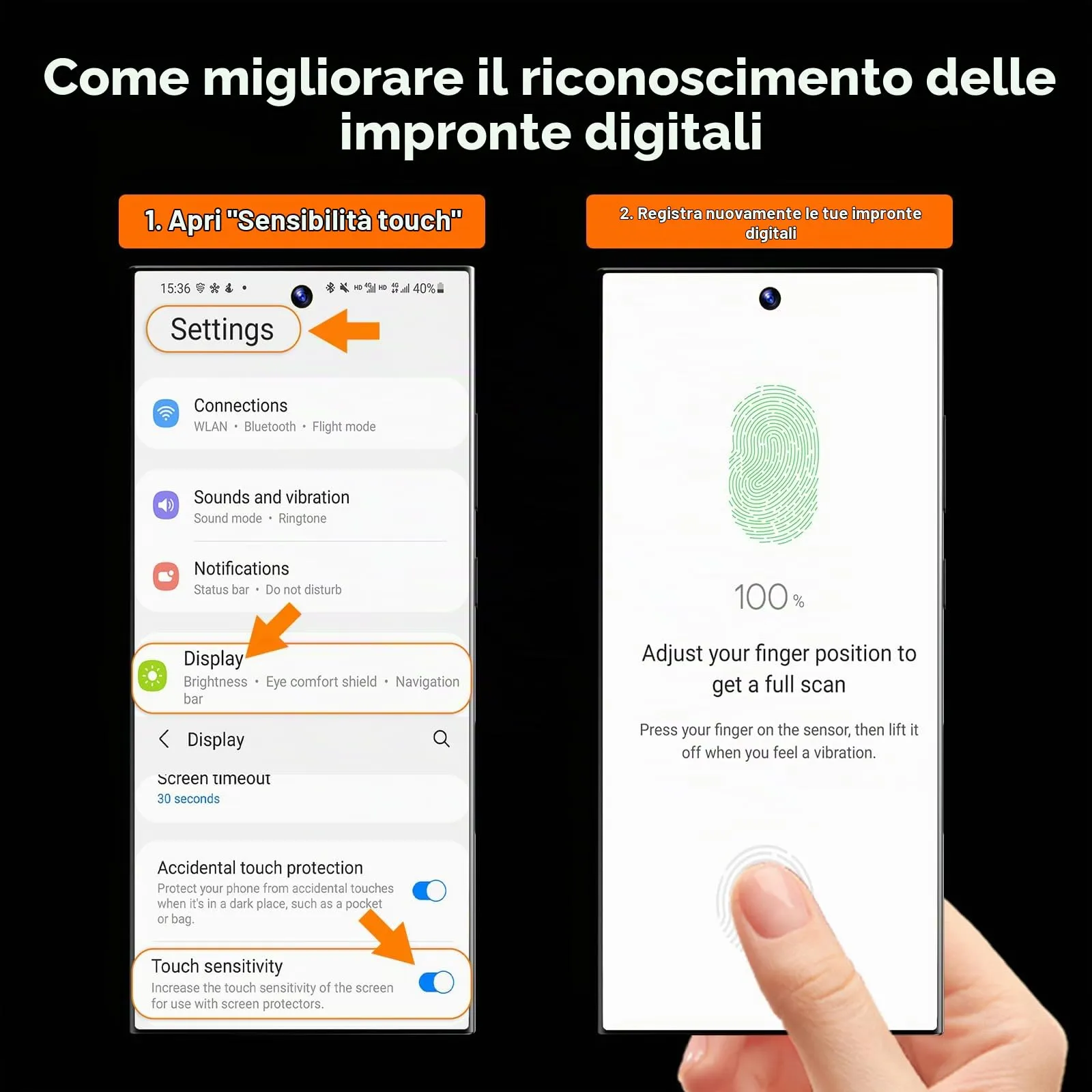 TOCOL Vetro Temperato per Samsung Galaxy S26 6.3 Pollici, 9H, Trasparente, 2 Pezzi - immagine 8