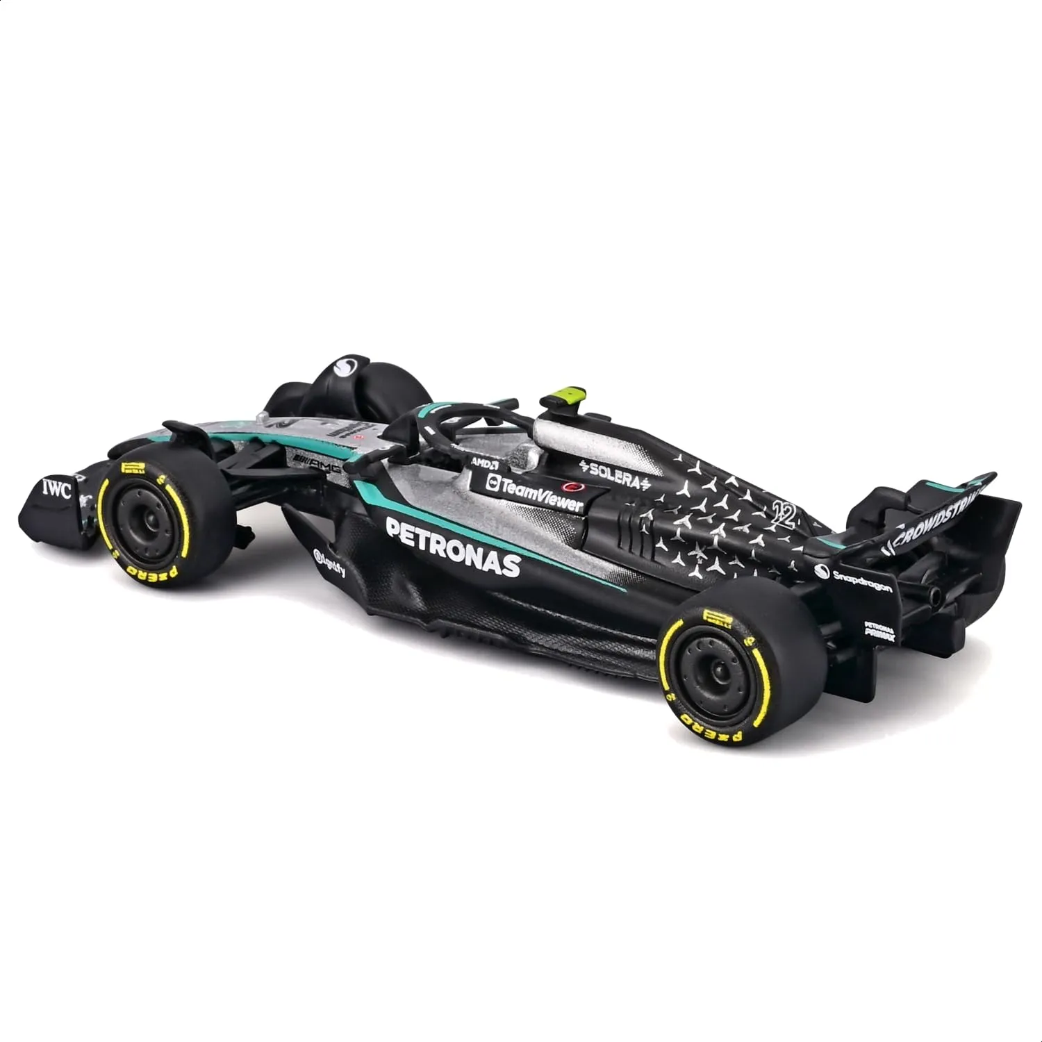 Bburago Mercedes-AMG F1 W16 2025 #12 Antonelli 1:64 Diecast Model - immagine 4