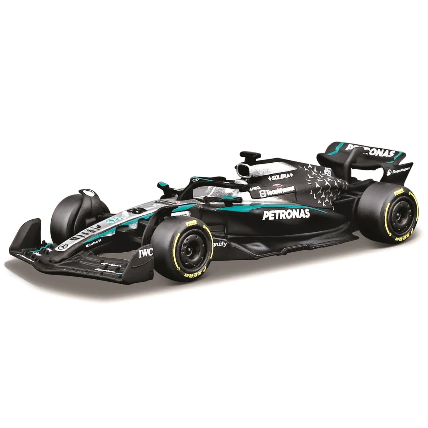 Bburago Mercedes-AMG F1 W16 2025 #63 George Russell 1:64 Diecast Model - immagine 4
