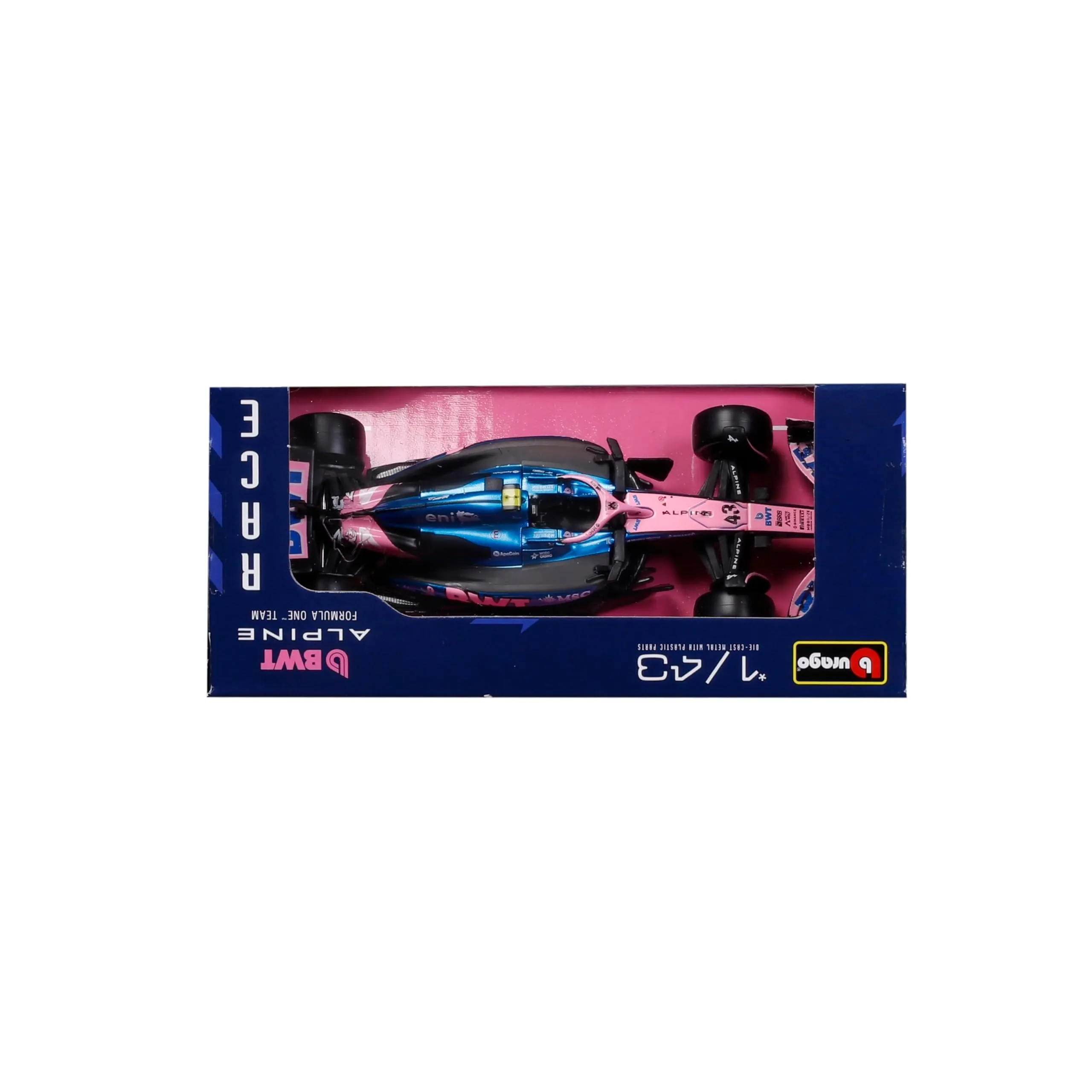 Bburago F1 BWT Alpine A525 2025 #43 Colapinto 1:43 Diecast Replica - immagine 7