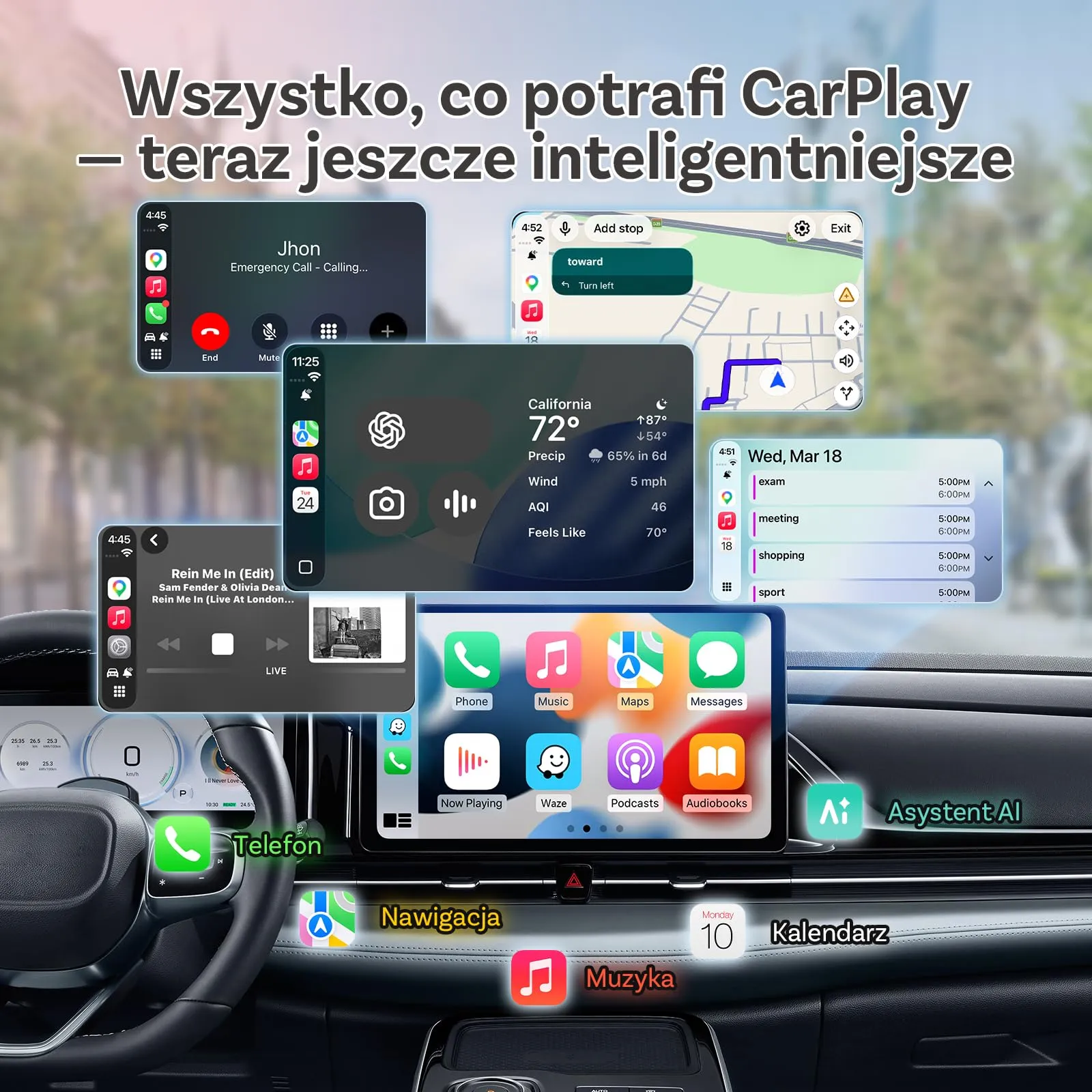 OTTOCAST 2 in 1 Wireless CarPlay and Android Auto Adapter 2026 - immagine 3
