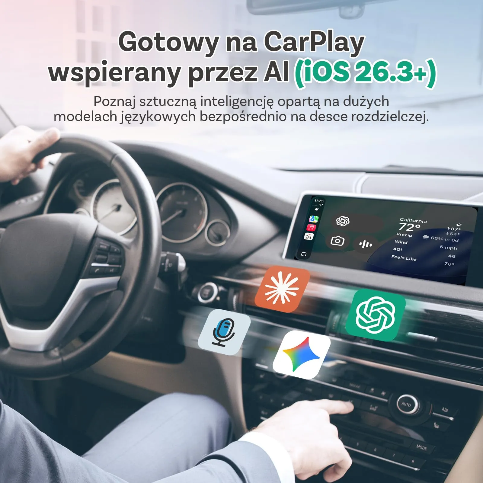 OTTOCAST 2 in 1 Wireless CarPlay and Android Auto Adapter 2026 - immagine 4