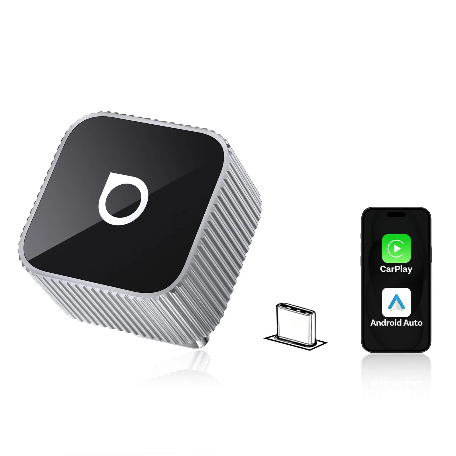 OTTOCAST 2 in 1 Wireless CarPlay and Android Auto Adapter 2026 - immagine 1