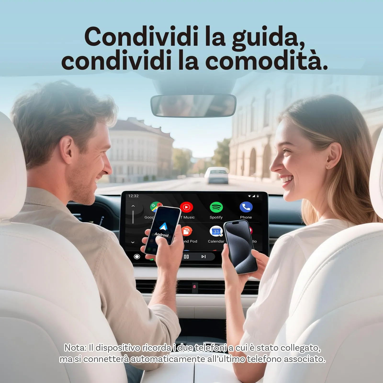 OTTOCAST 2 in 1 Wireless CarPlay and Android Auto Adapter 2026 - immagine 6