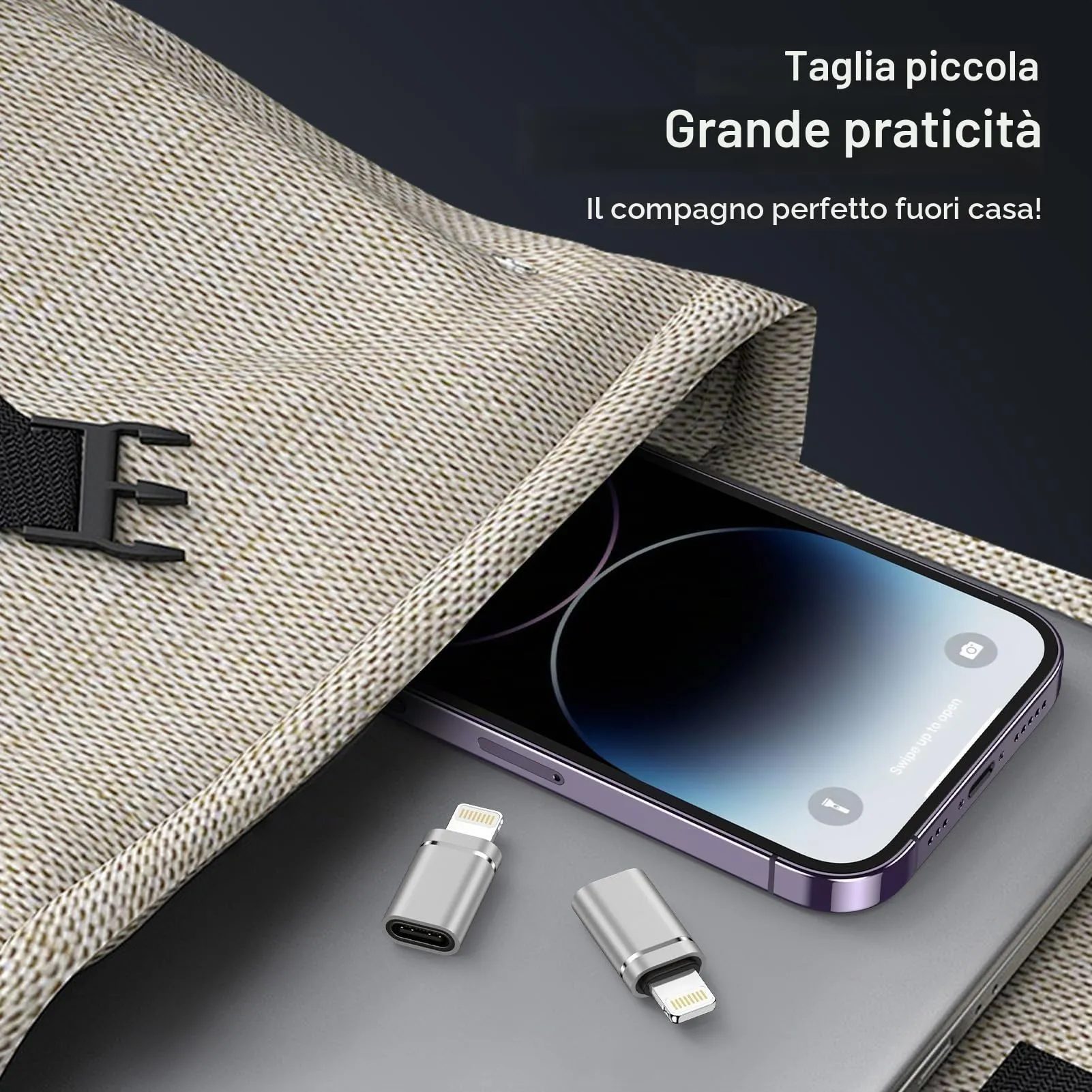 Haoano Adattatore da USB C a Lightning, 2 Pezzi - immagine 6