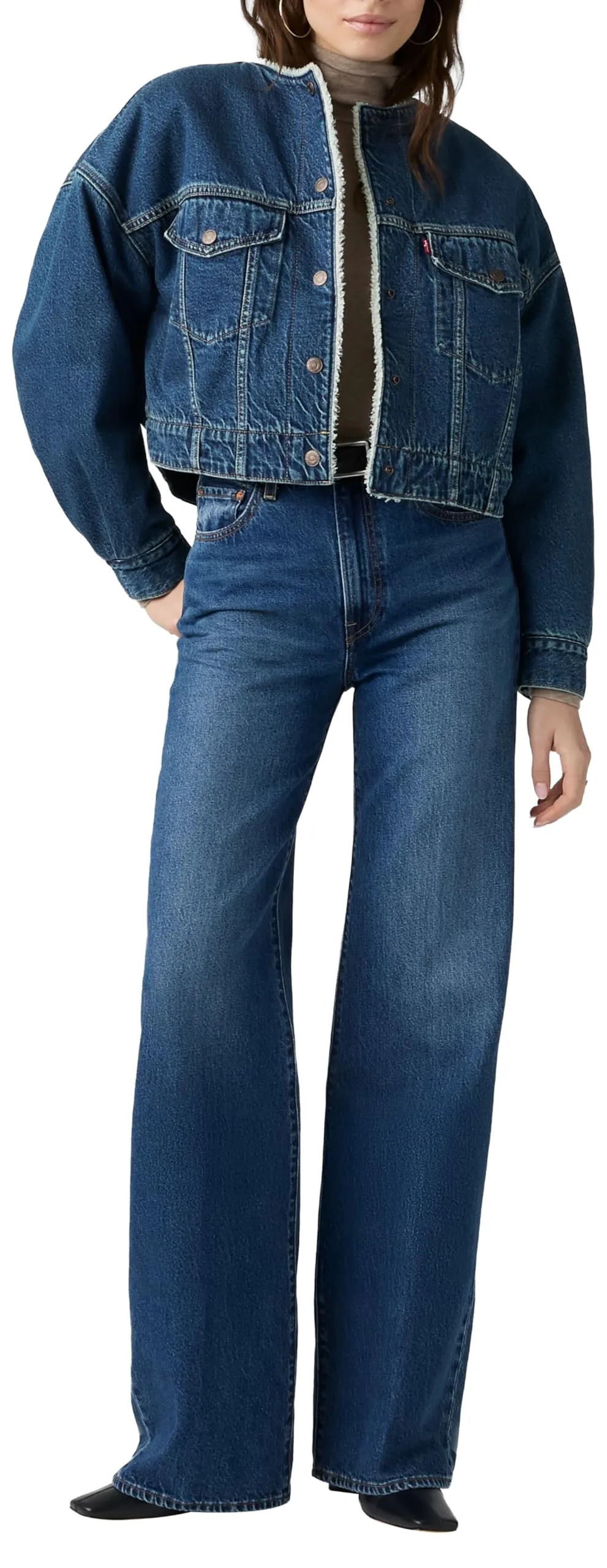 Levi's Ribcage Wide Leg Jeans - Maybe Anywhere (32W / 30L) - immagine 1