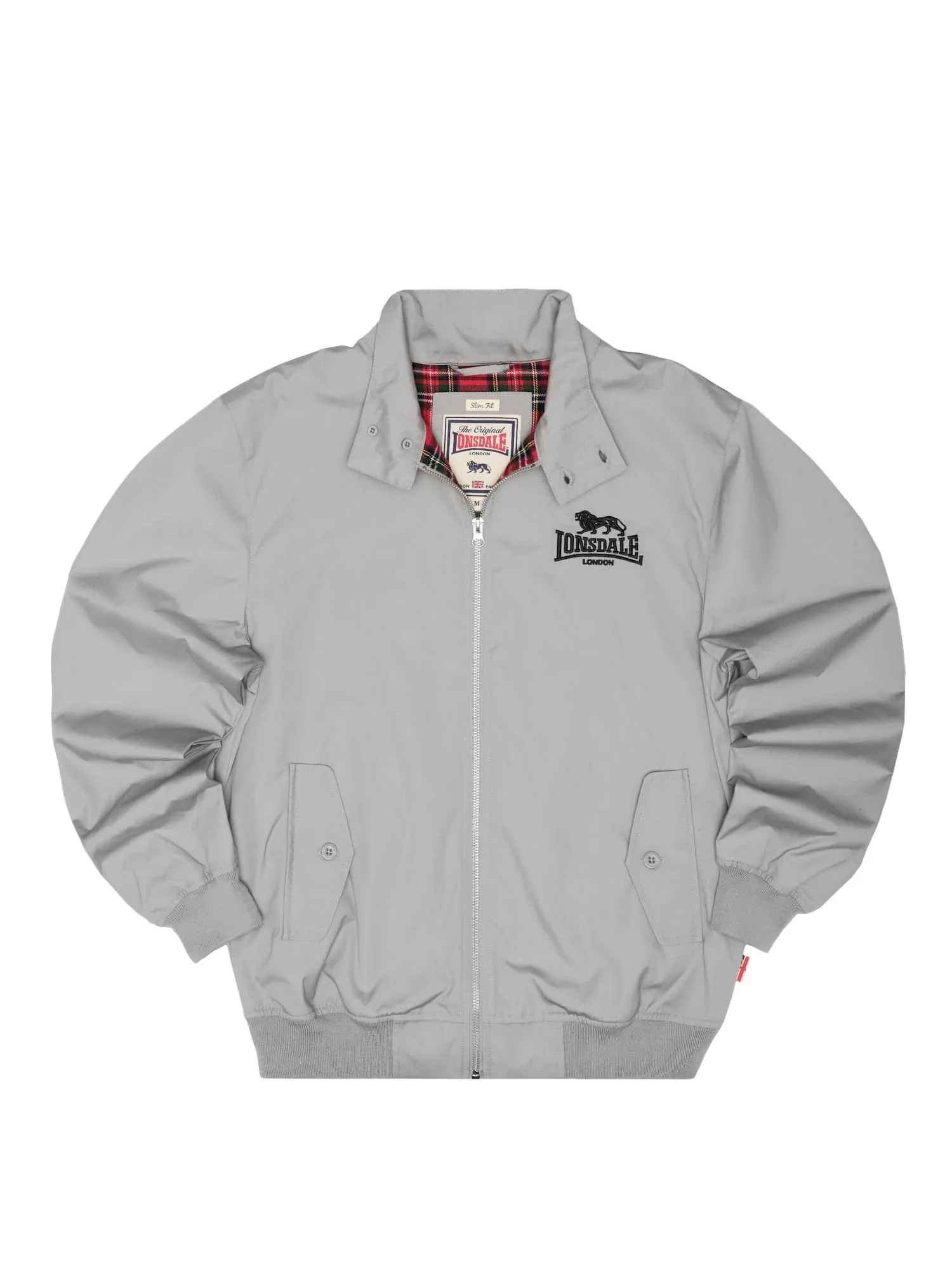 Lonsdale Giacca da uomo Classic, Slim Fit, grigio/nero, 3XL - immagine 3