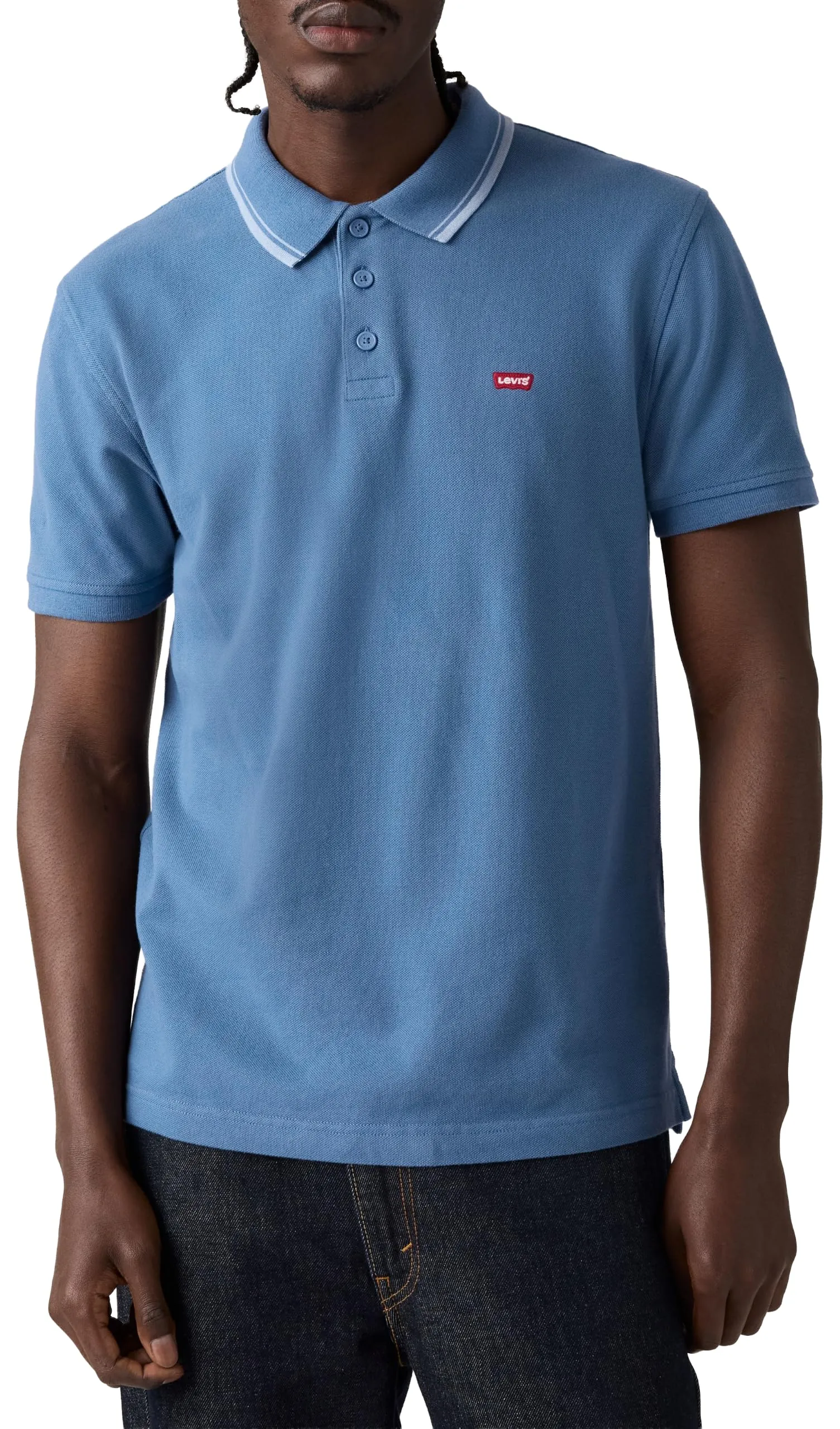 Levi's Hm Polo Wood Tipping Stripe Forever Blue - immagine 1