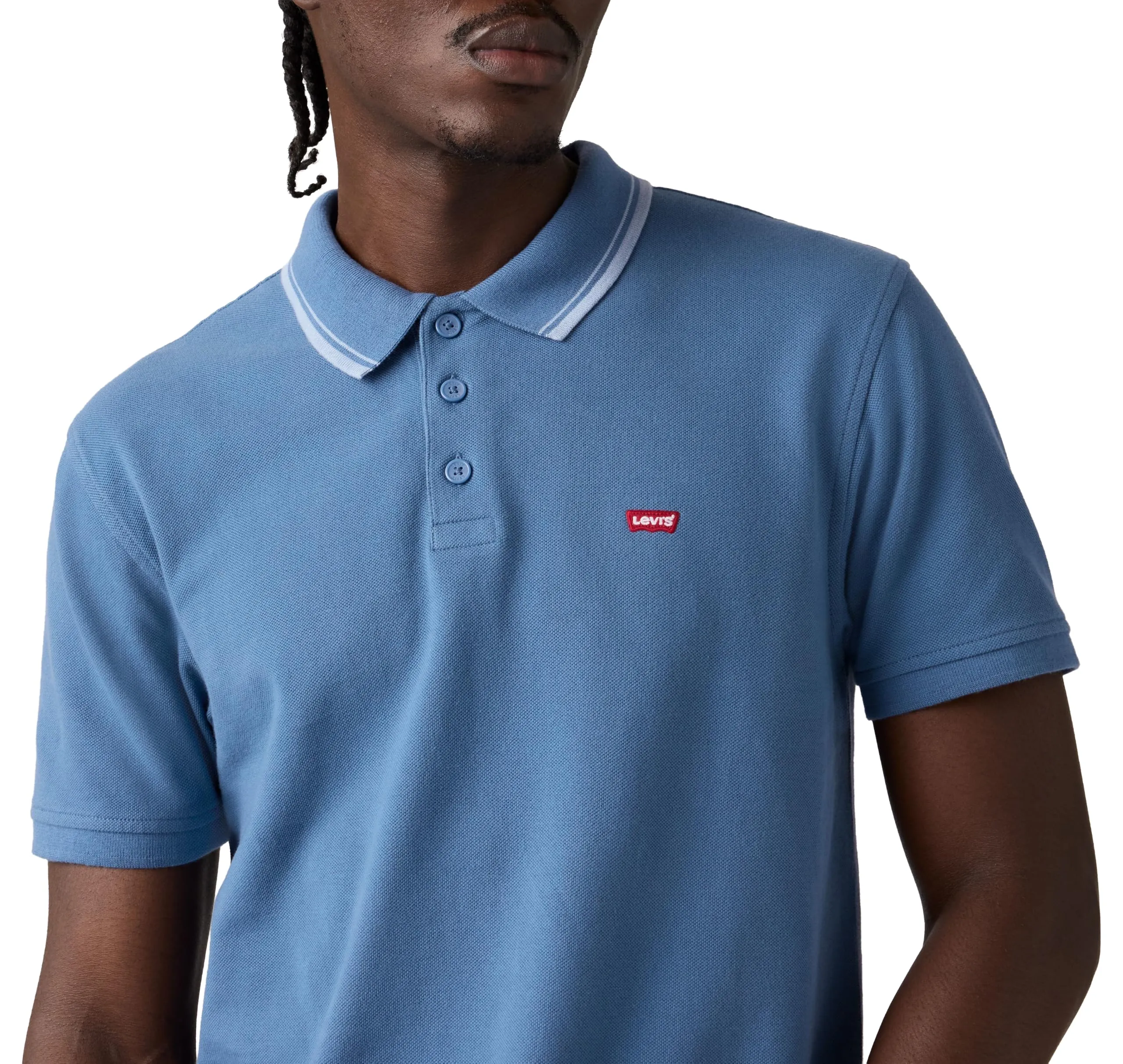 Levi's Hm Polo Wood Tipping Stripe Forever Blue - immagine 2