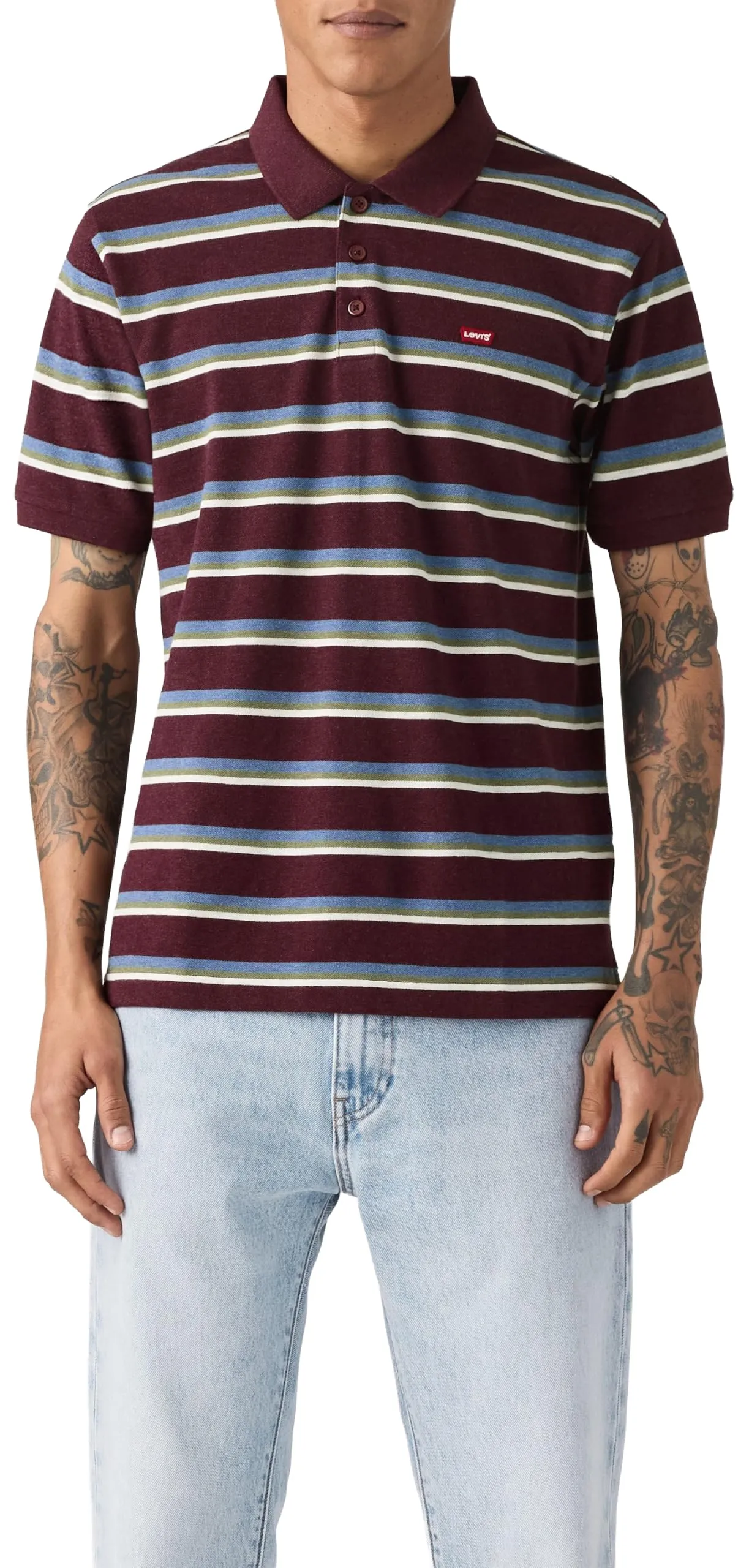 Levi's HM Polo Damian Stripe Winetasting - immagine 3