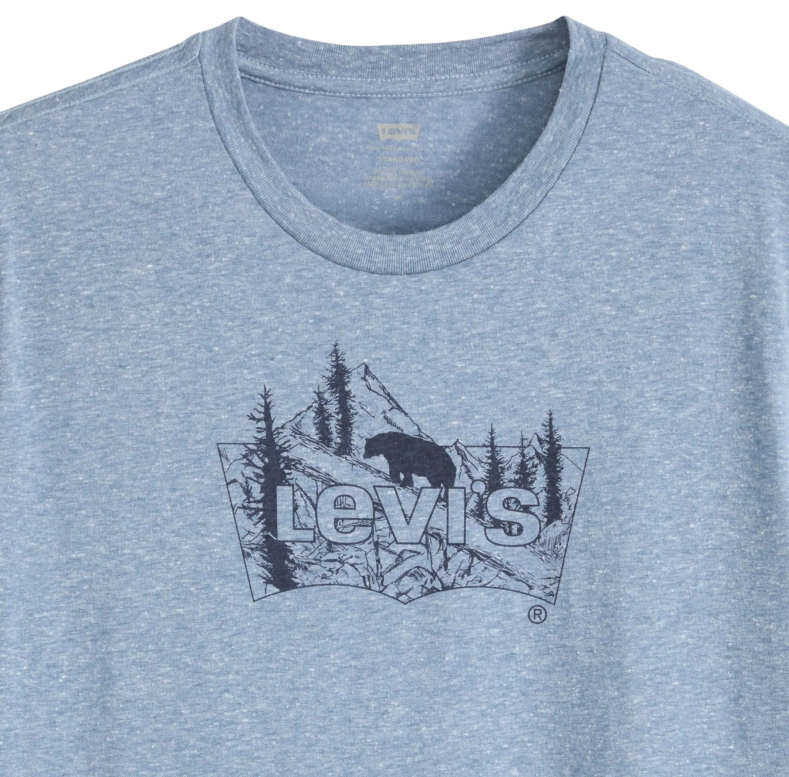 Levi's Men's Crew Neck T-Shirt, Moonlight Blue, XL - immagine 6