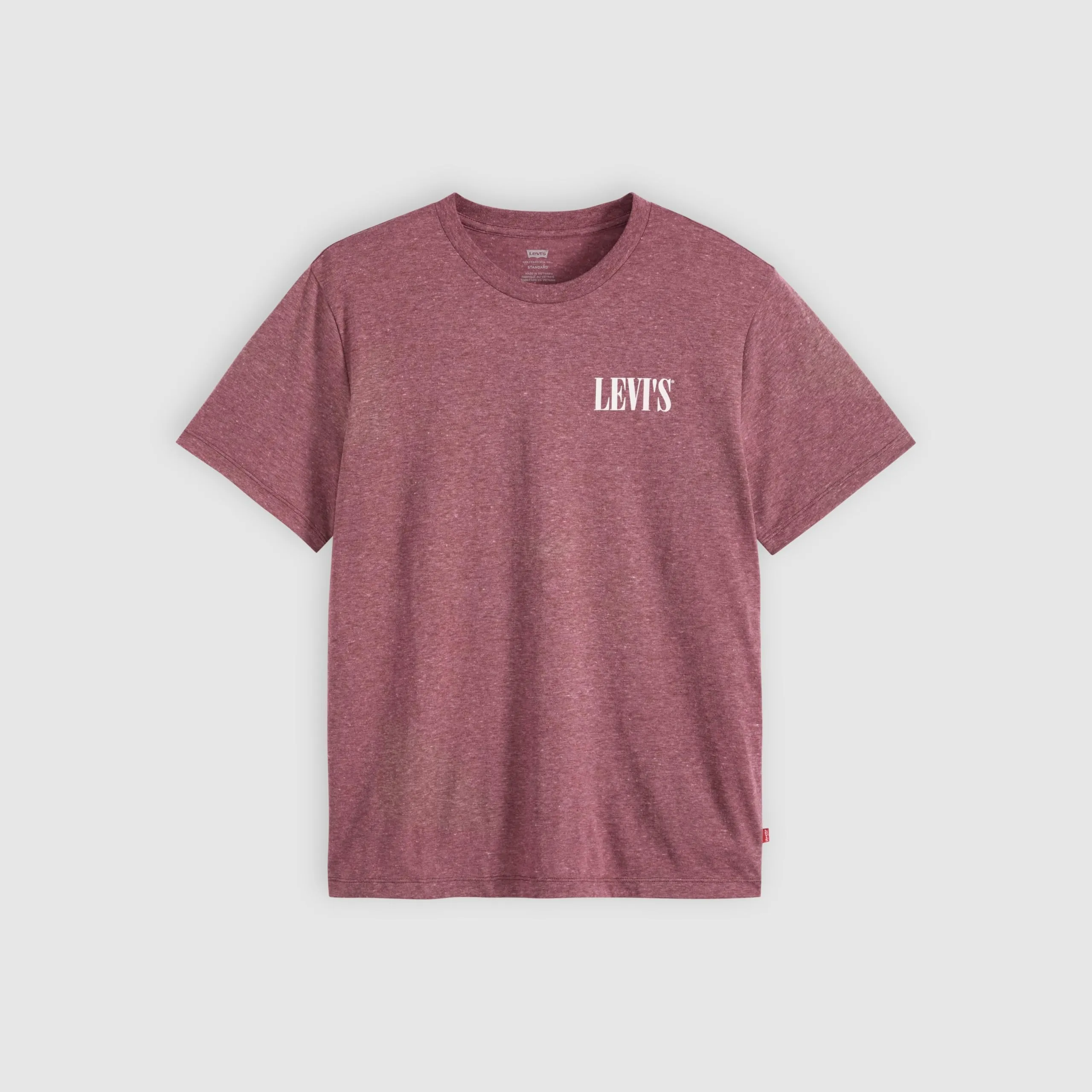 Levi's Men's Crew Neck T-Shirt, Logo Ssnl Tawny Port, M - immagine 5