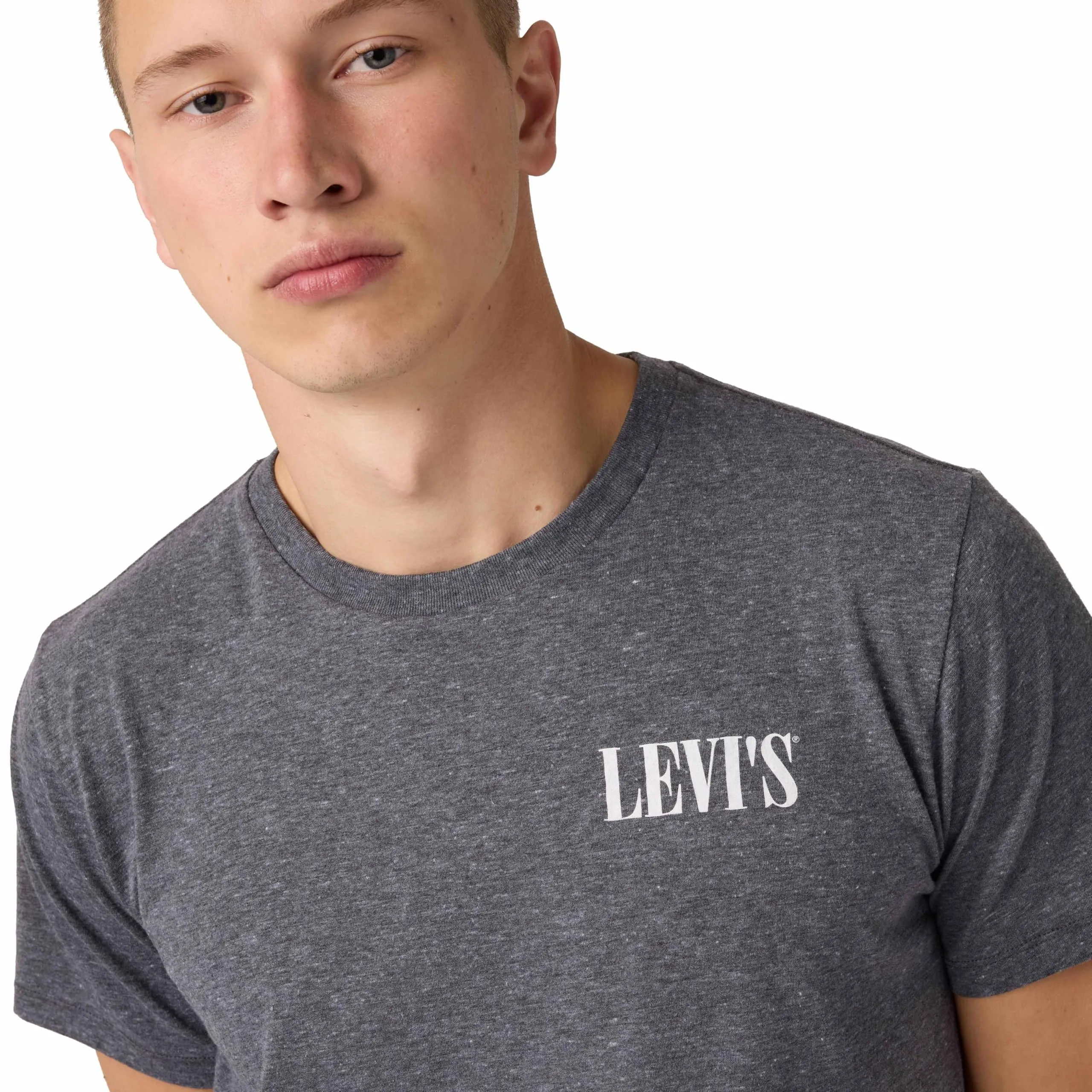 Levi's Men's Crew Neck T-Shirt, Logo Ssnl Jet Black, M - immagine 2