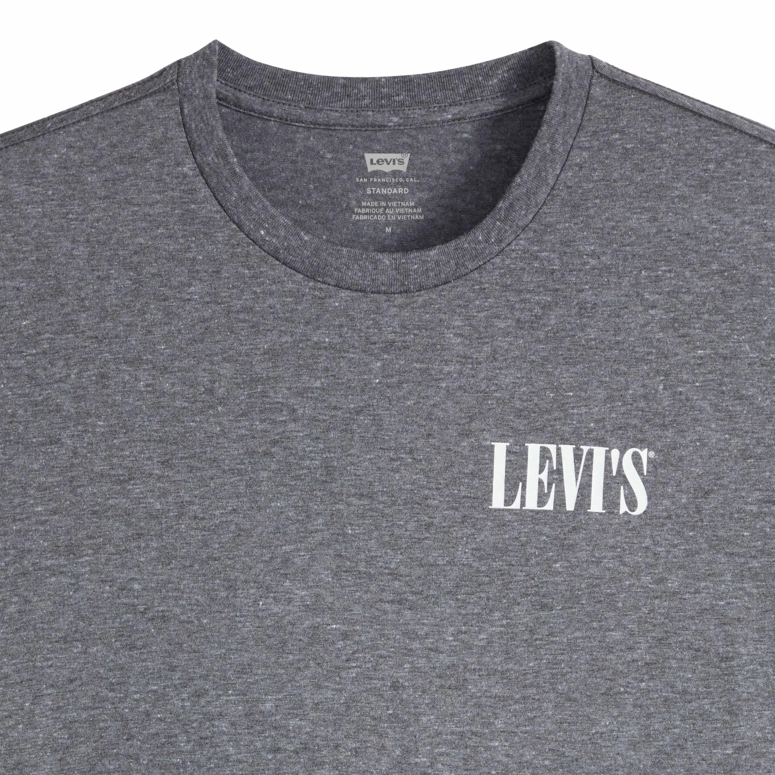 Levi's Men's Crew Neck T-Shirt, Logo Ssnl Jet Black, M - immagine 6