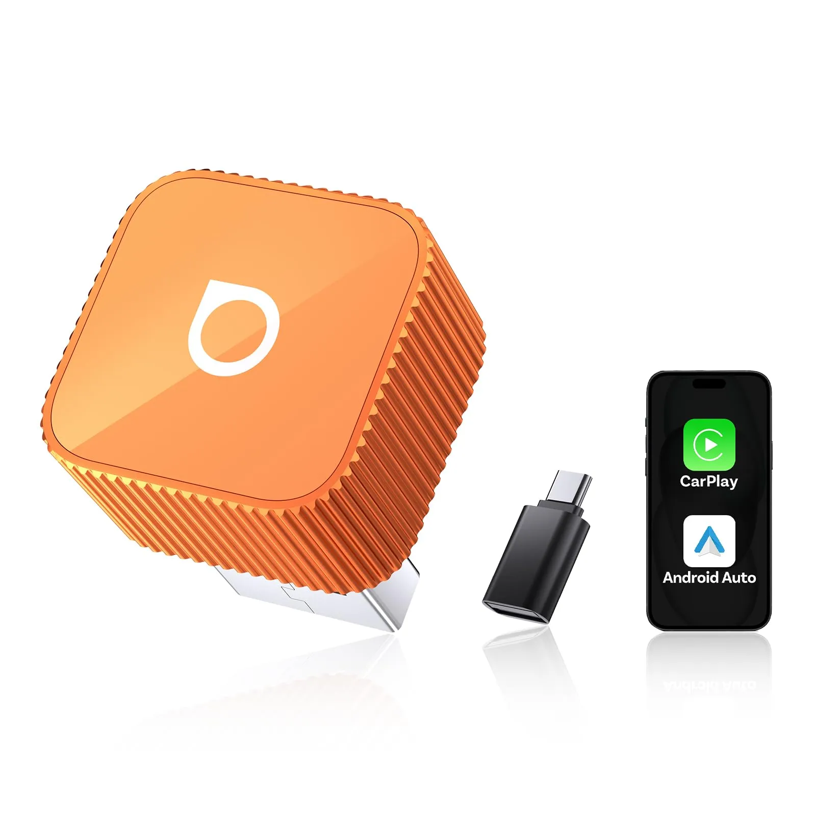 OTTOCAST 2 in 1 Wireless CarPlay & Android Auto Adapter Mini Slim - immagine 1