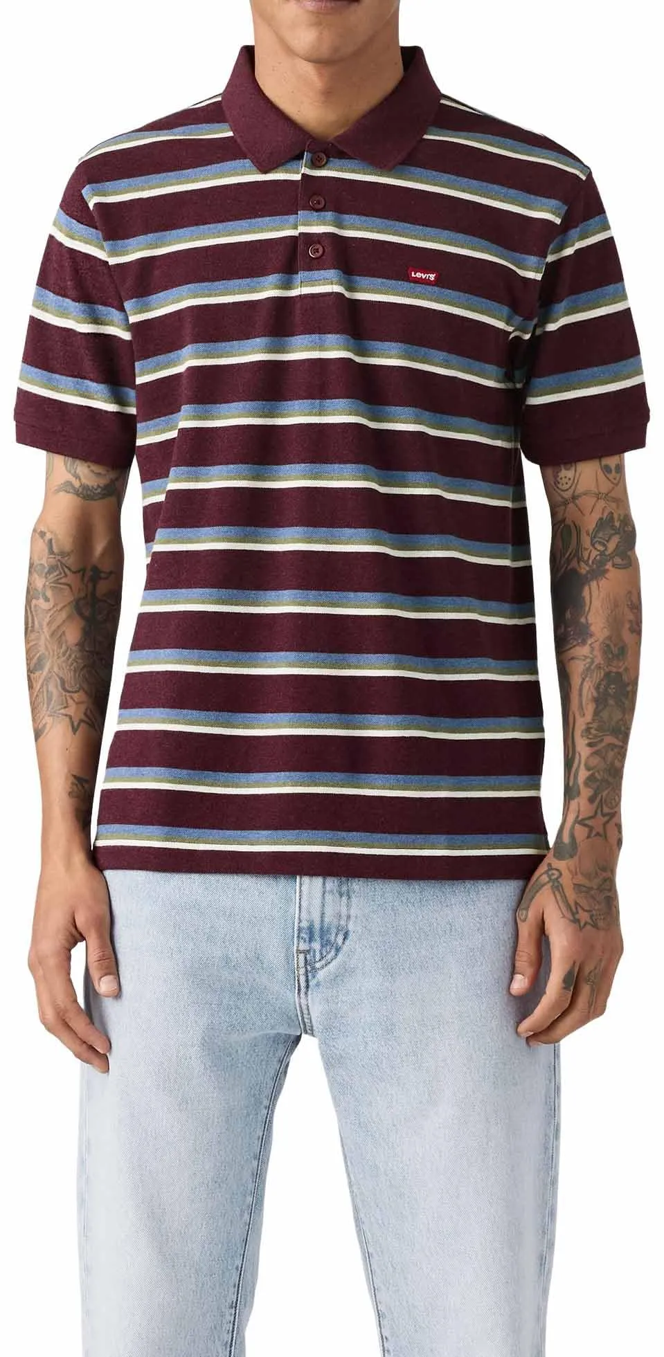 Levi's HM Polo Damian Stripe Winetasting - immagine 1