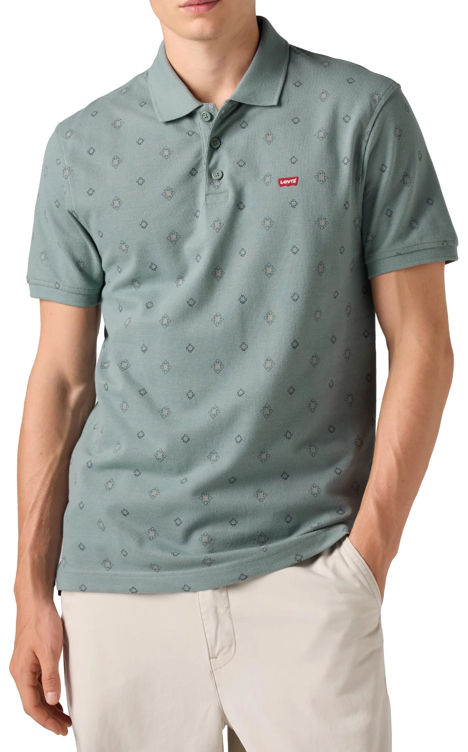 Levi's HM Polo Cassius Geo Stormy Sea Pri - immagine 1