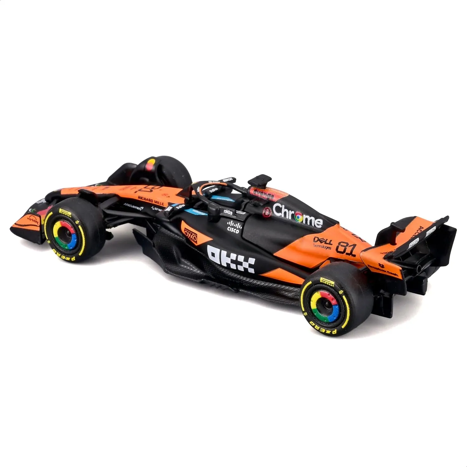 Bburago McLaren F1 MCL39 2025 #81 Oscar Piastri Diecast 1:64 - immagine 4