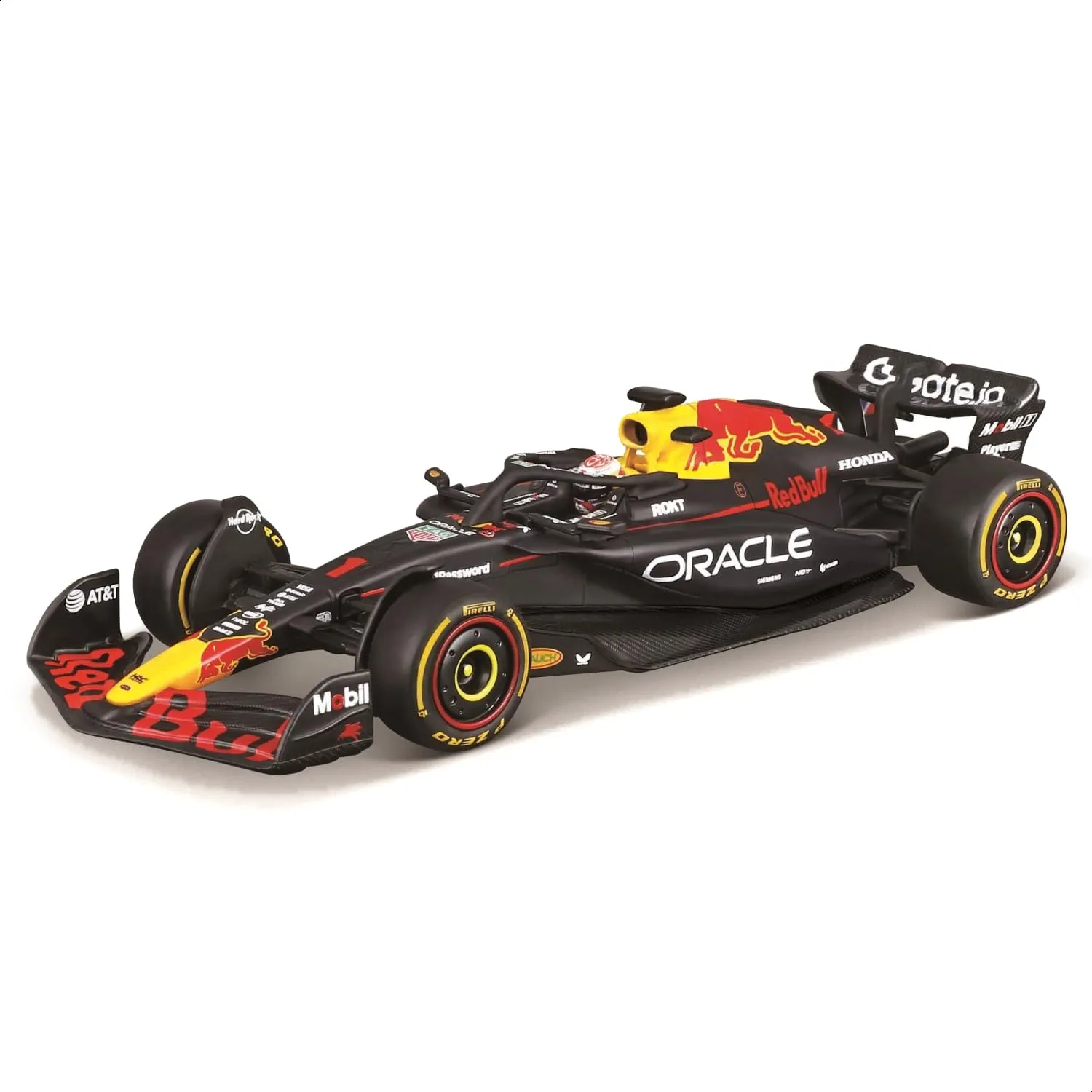Bburago Red Bull Racing RB21 2025 #1 Max Verstappen, 1:43 Scale Diecast Model with Display Case and Base - immagine 4