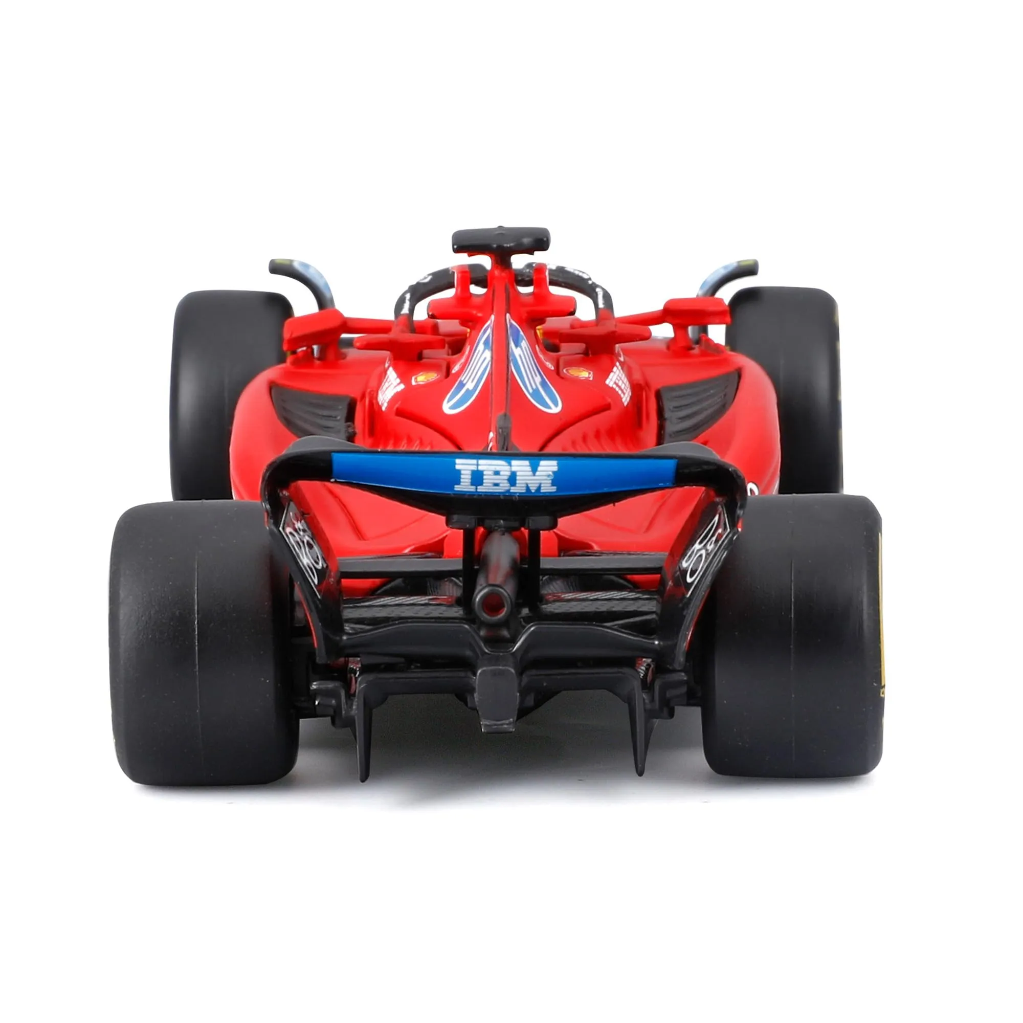 Bburago Ferrari SF-23 Test Fiorano Lewis Hamilton 1:43 Diecast, Number 44, with Display Case - immagine 3