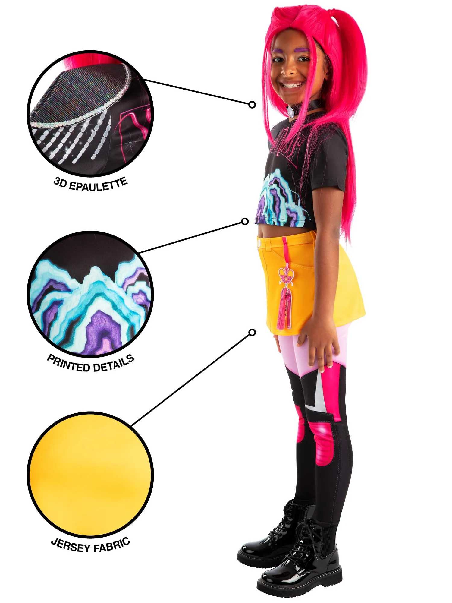 Rubie's Costume Mira Huntrix Guerriere K-Pop, Taglia L - immagine 3