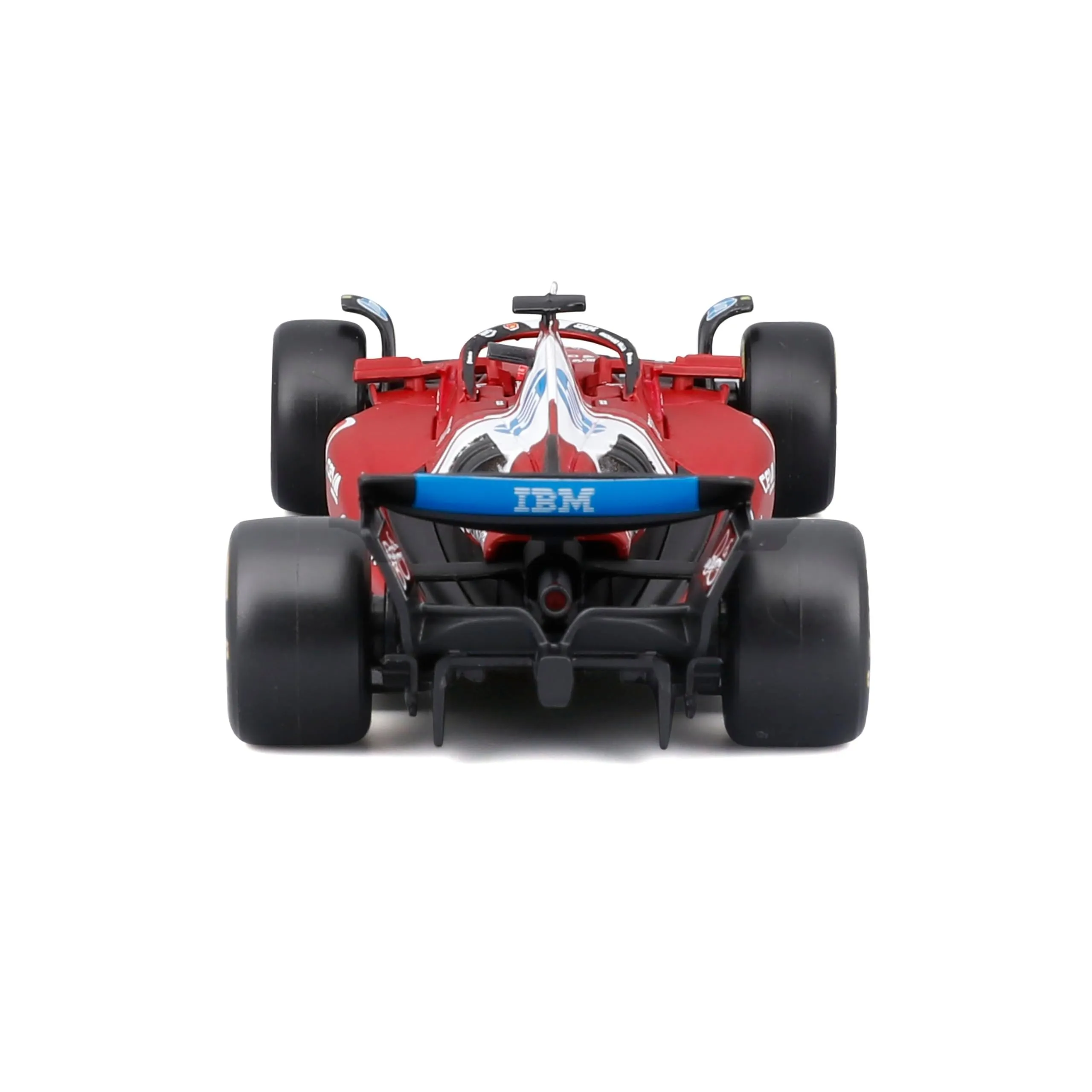 Bburago Ferrari SF-25 F1 2025 #16 Leclerc with Helmet, Diecast Car 1:43 Scale with Display Case and Base - immagine 7