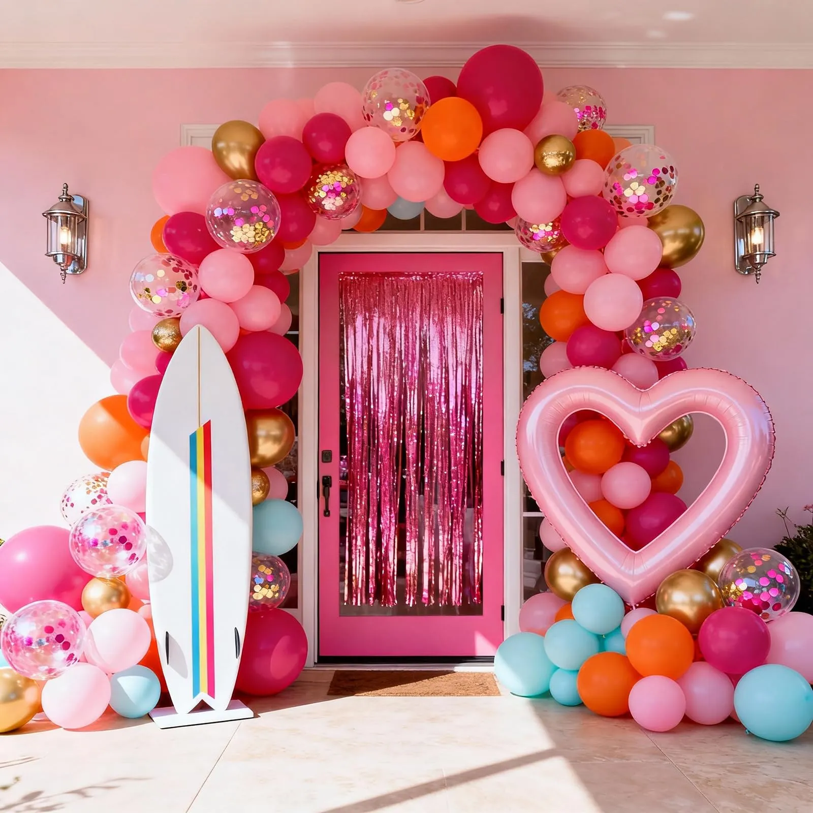 Fairymaiden Palloncini Rosa e Arancioni, 60 Pezzi, 12 Pollici - immagine 6