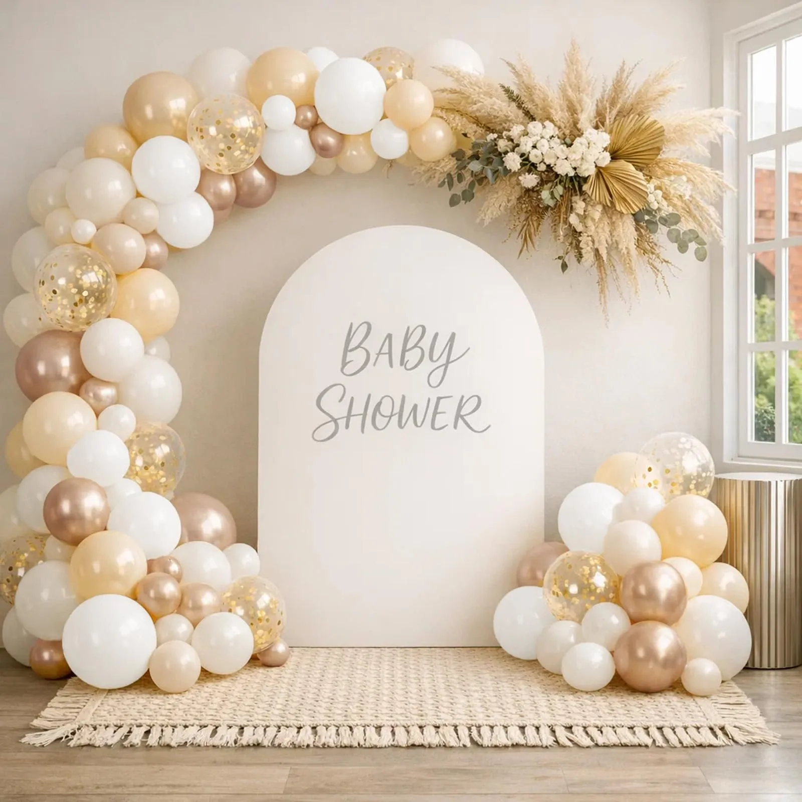Fairymaiden Palloncini Oro e Beige, 60 Pezzi, 12 Pollici - immagine 4