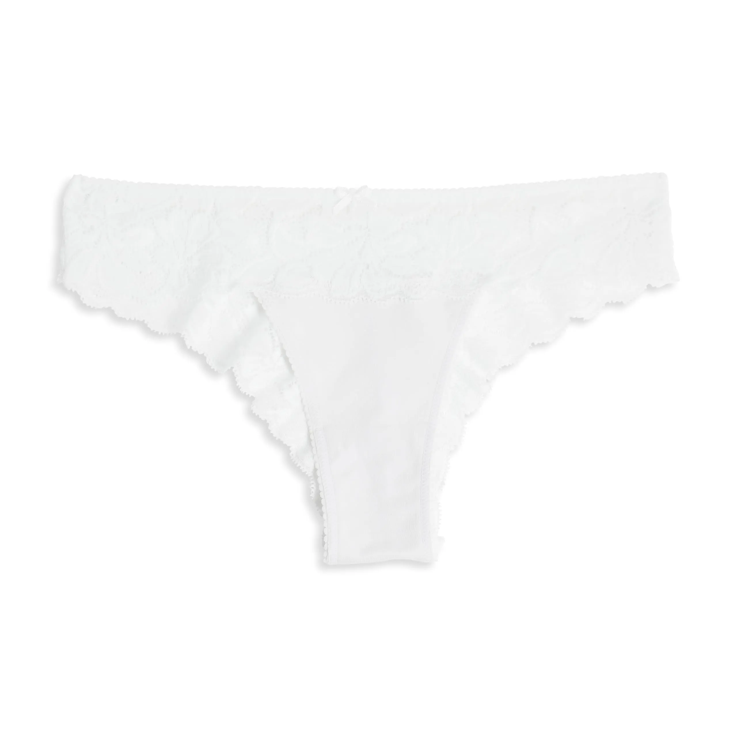 Cotonella Brasiliano Donna in Cotone Modal e Pizzo Floreale - immagine 1
